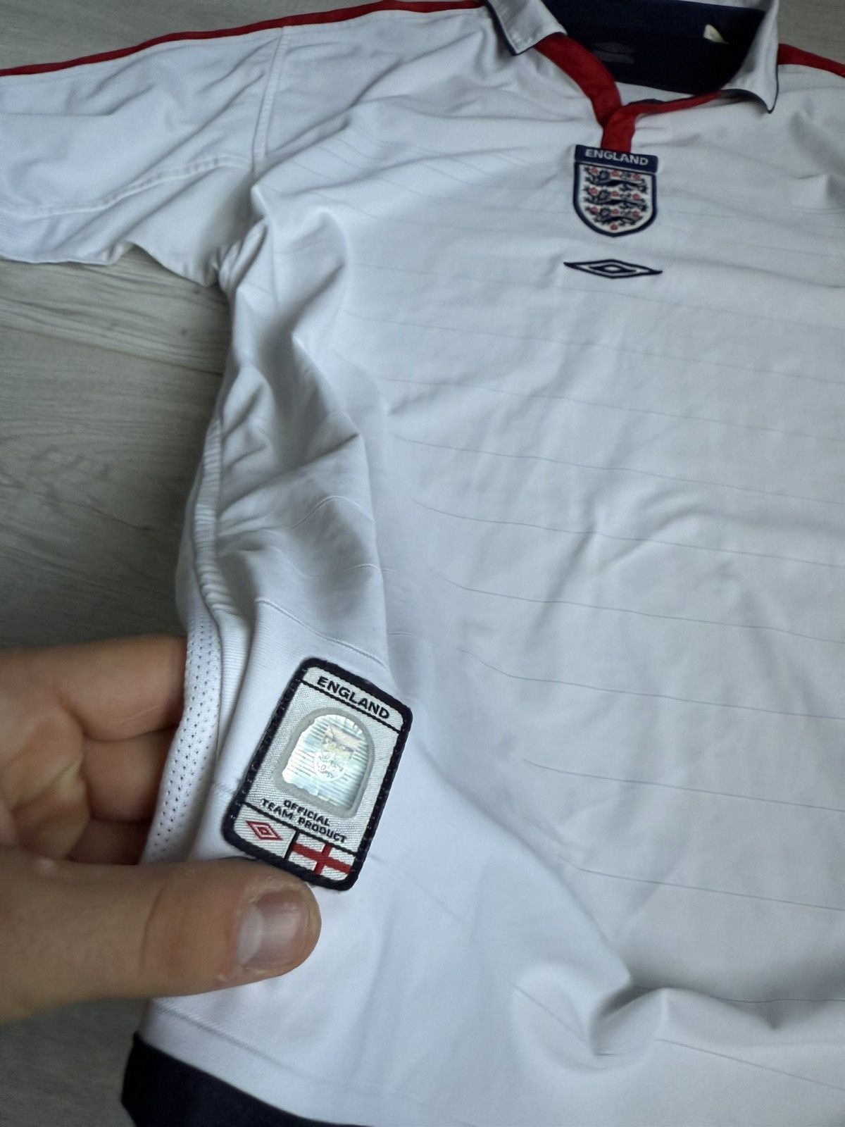 Umbro × Vintage Vintage Umbro Soccer Jersey England reverse 2005 shirt Size US XL / EU 56 / 4 - 3 Thumbnail