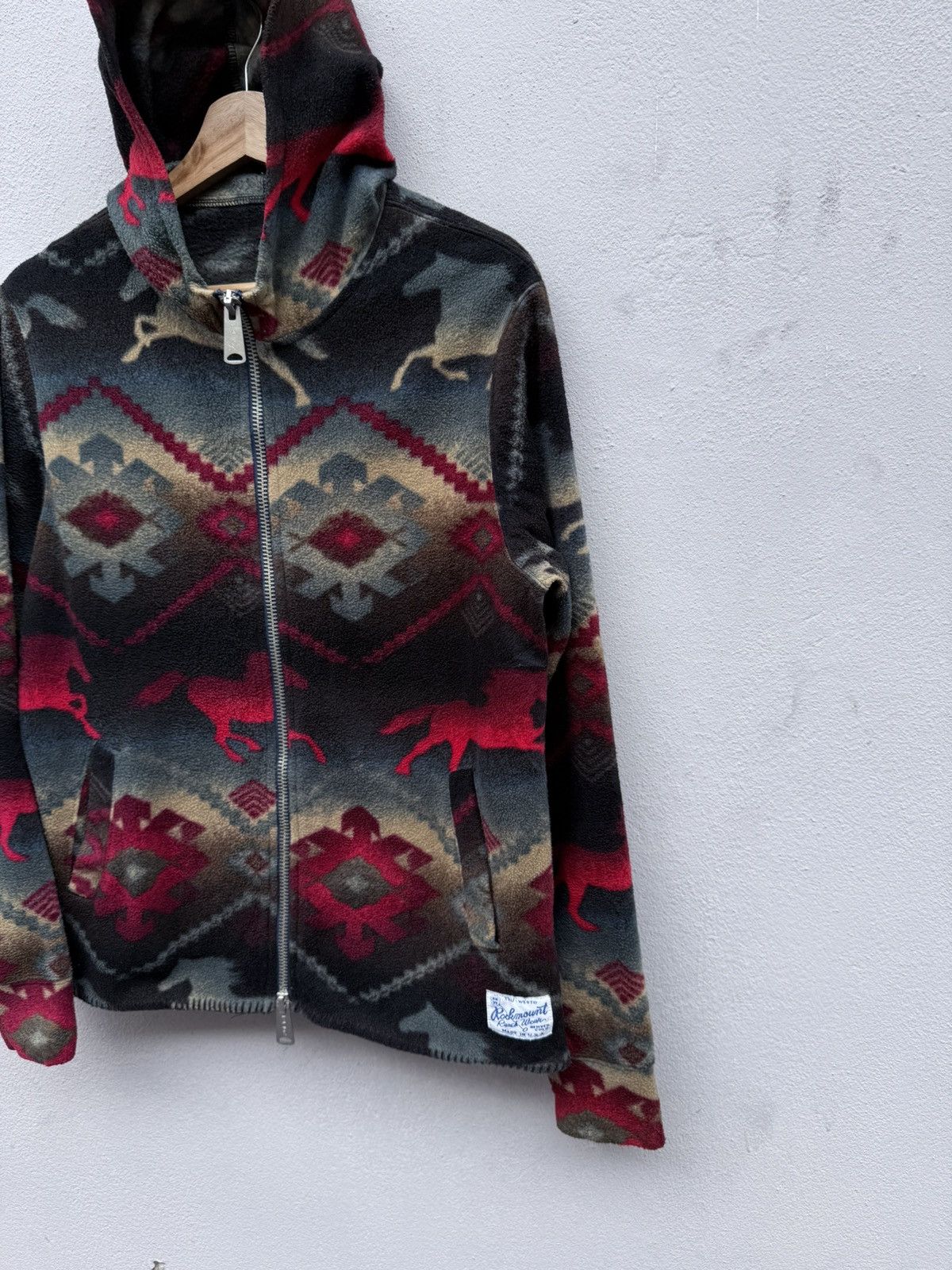 Rockmount Ranch Wear 1980s Rockmount RanchWear Native/Navajo AOP Big Talon Zipper Size US S / EU 44-46 / 1 - 3 Thumbnail