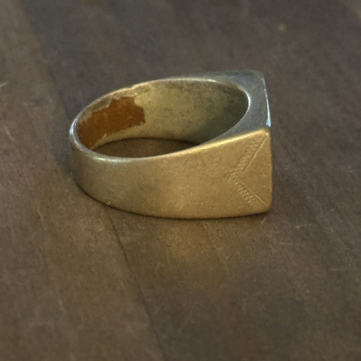 Vintage Vintage WWII 1944 Naples, Italy trench art ring Size ONE SIZE - 6 Thumbnail