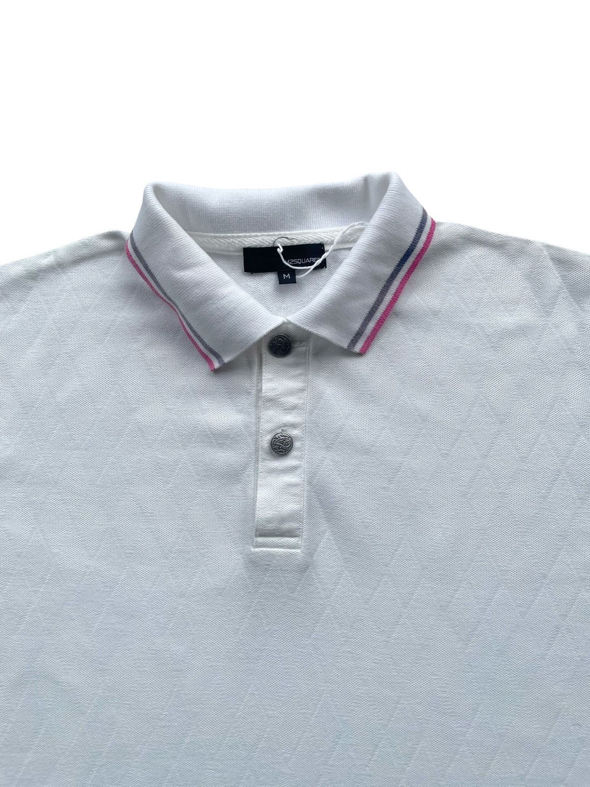 Dsquared2 M2squared Diamond Design Polo Tshirt Size US M / EU 48-50 / 2 - 3 Thumbnail