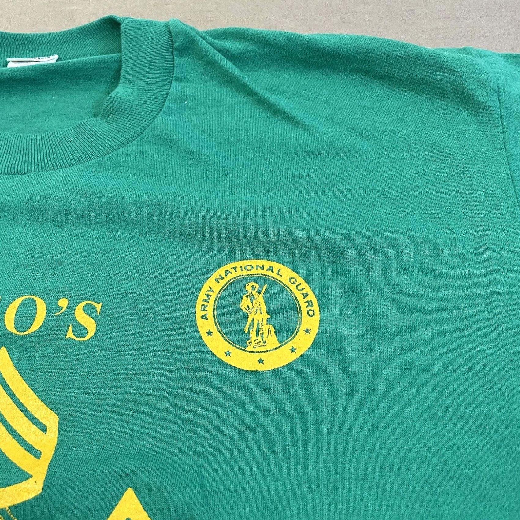 Vintage VINTAGE Army National Guard Shirt Adult Medium Green NCO Officer USA 90s Mens Size US M / EU 48-50 / 2 - 2 Thumbnail