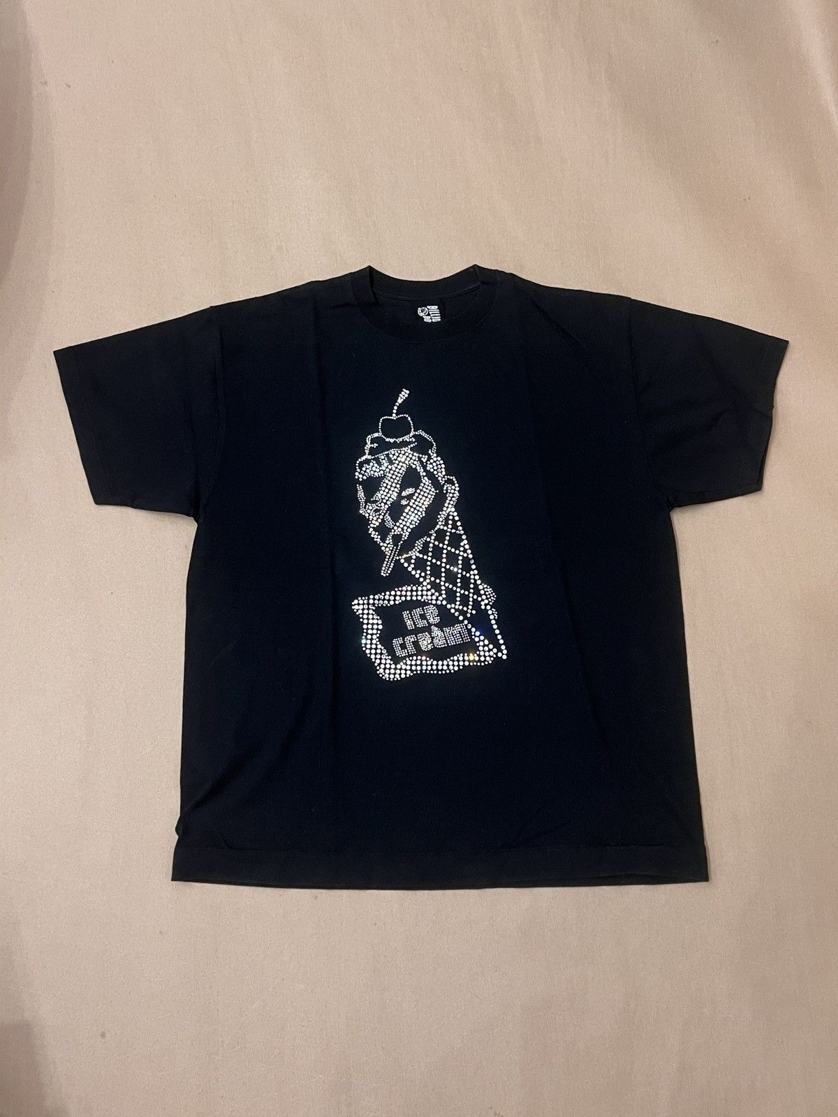 image of Billionaire Boys Club Swarovski Cone Man Tee in Black, Men's (Size XL)