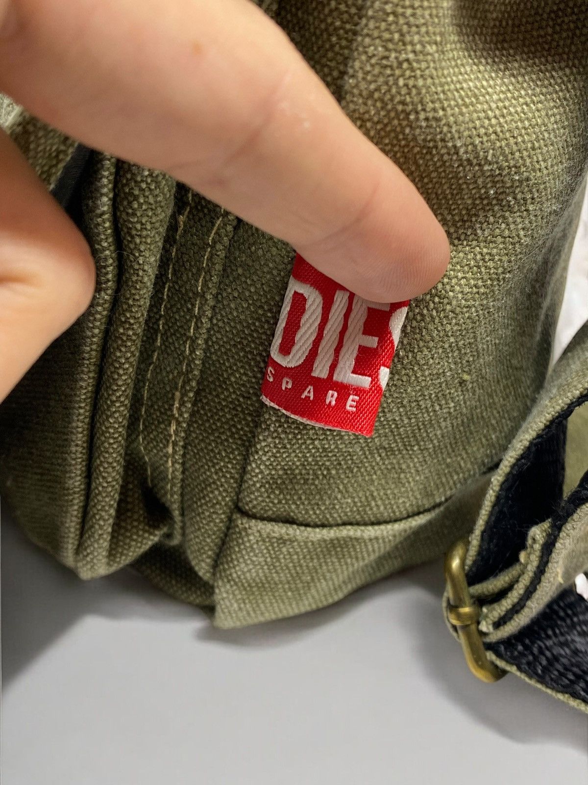 Diesel 🔥 Y2K DIESEL MILITARY GREEN SHOULDER BAG TECH WEAR GORP CORE Size ONE SIZE - 11 Thumbnail