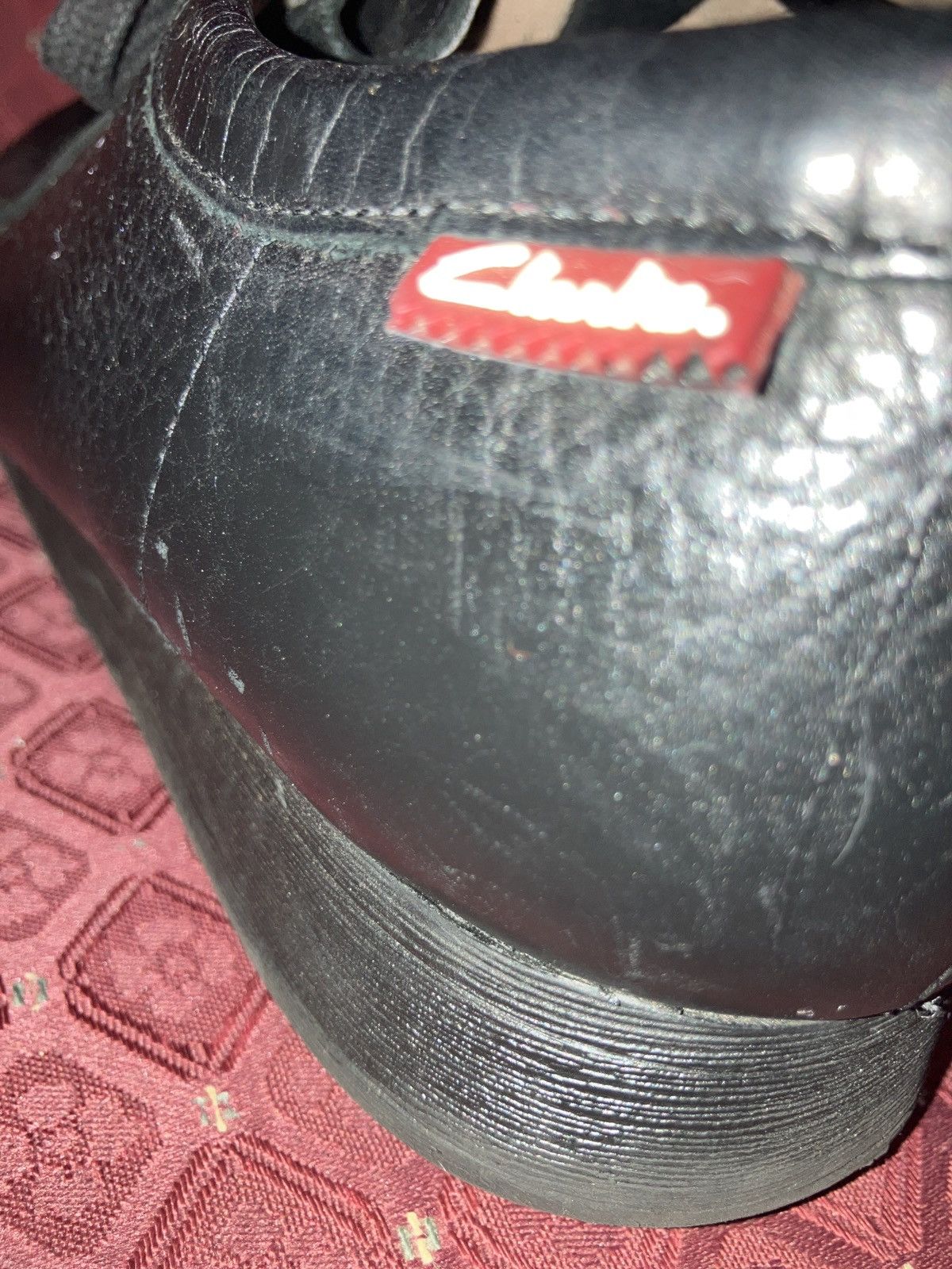 CLARKS LEATHER WALLABEES
