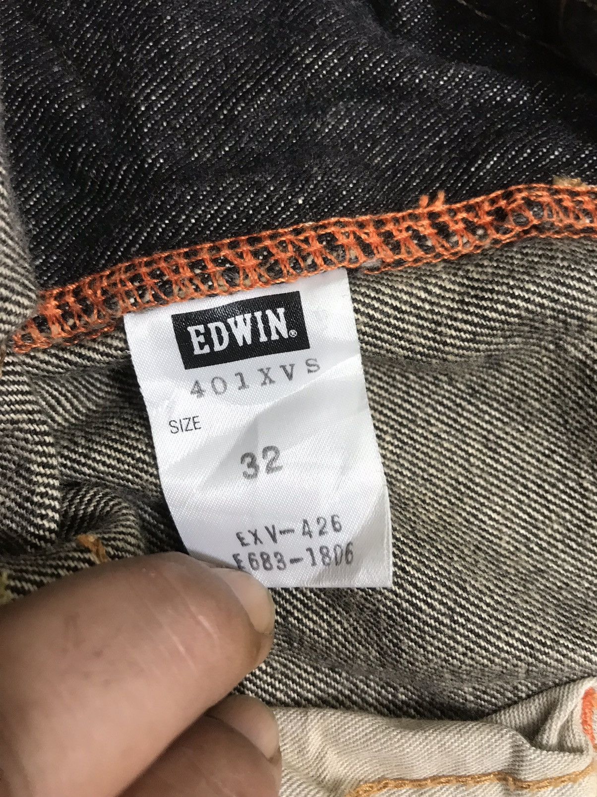 Edwin 💥FLARE💥RARE ARCHIVAL EDWIN XVS MUD WASH FLARE DENIM F247 Size US 33 - 20 Thumbnail