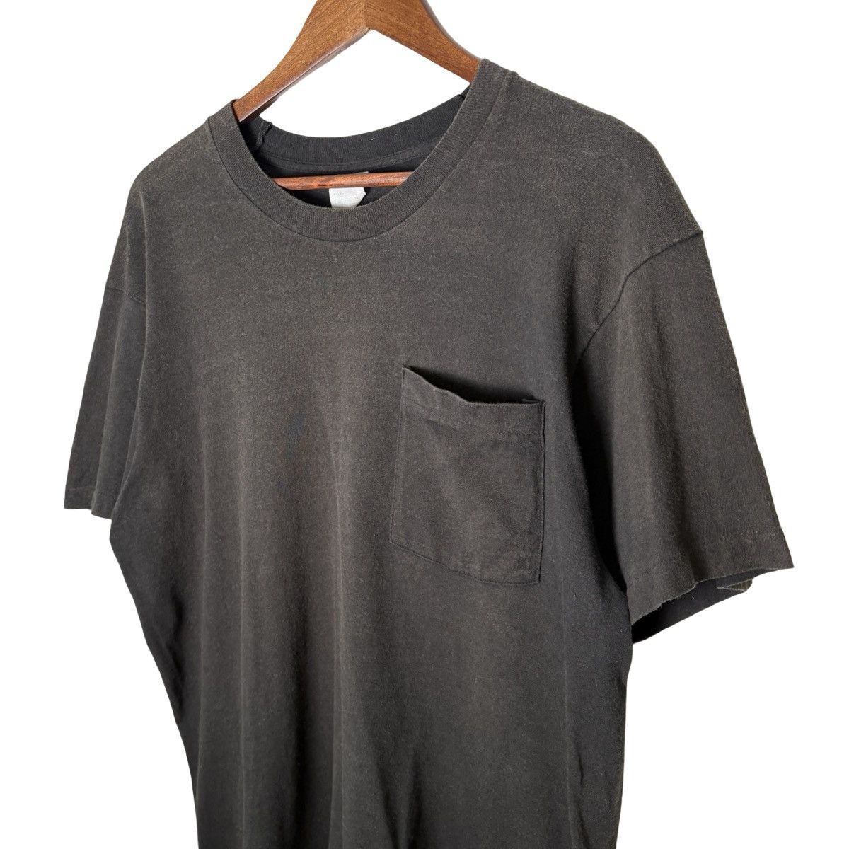 Other Vintage 80s FOTL Faded Black Selvedge Pocket T Shirt Large Size US L / EU 52-54 / 3 - 2 Thumbnail