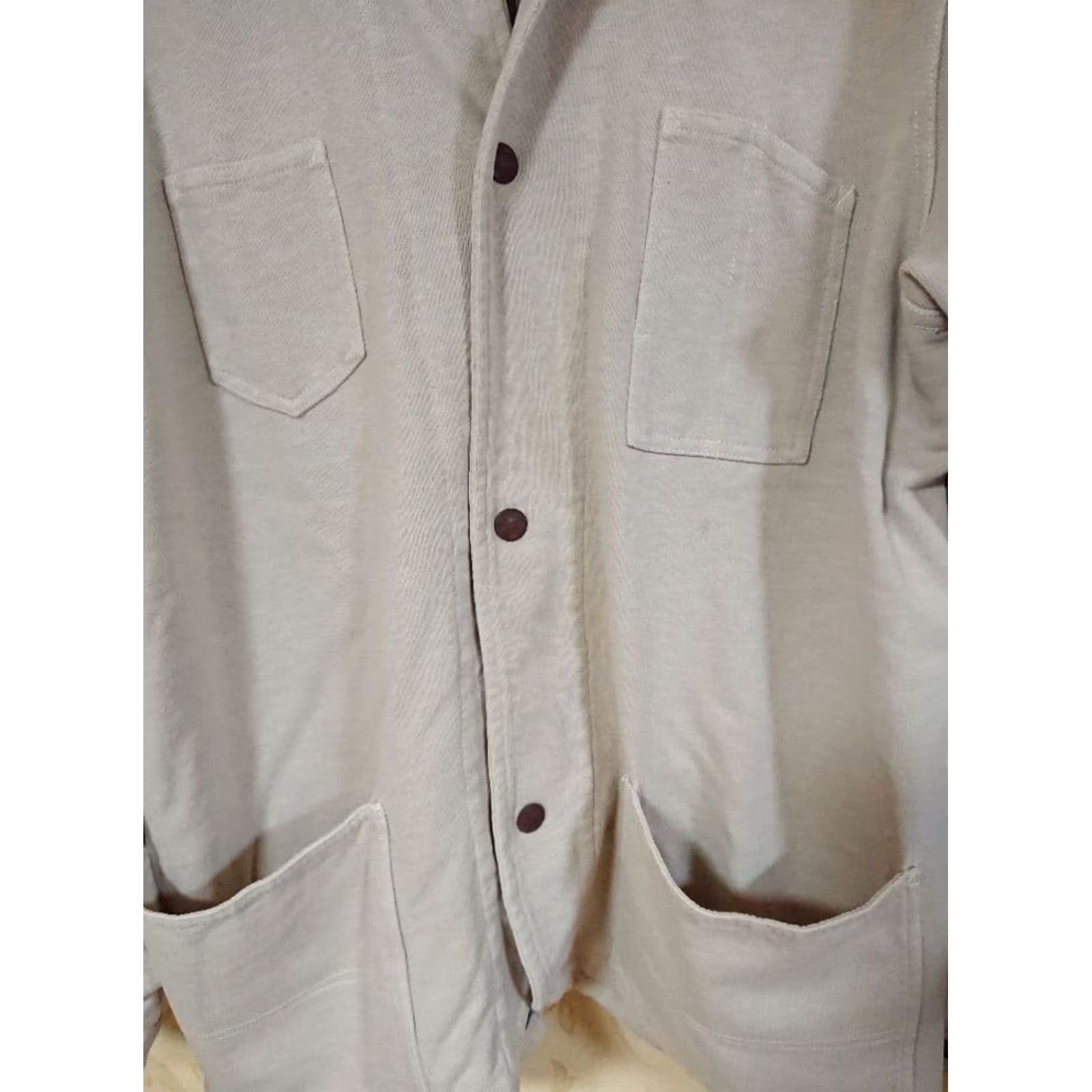 Ralph Lauren RRL RALPH LAUREN Men Cotton Jacket L Gray 4pocket Solid Casual Used Size US L / EU 52-54 / 3 - 7 Thumbnail