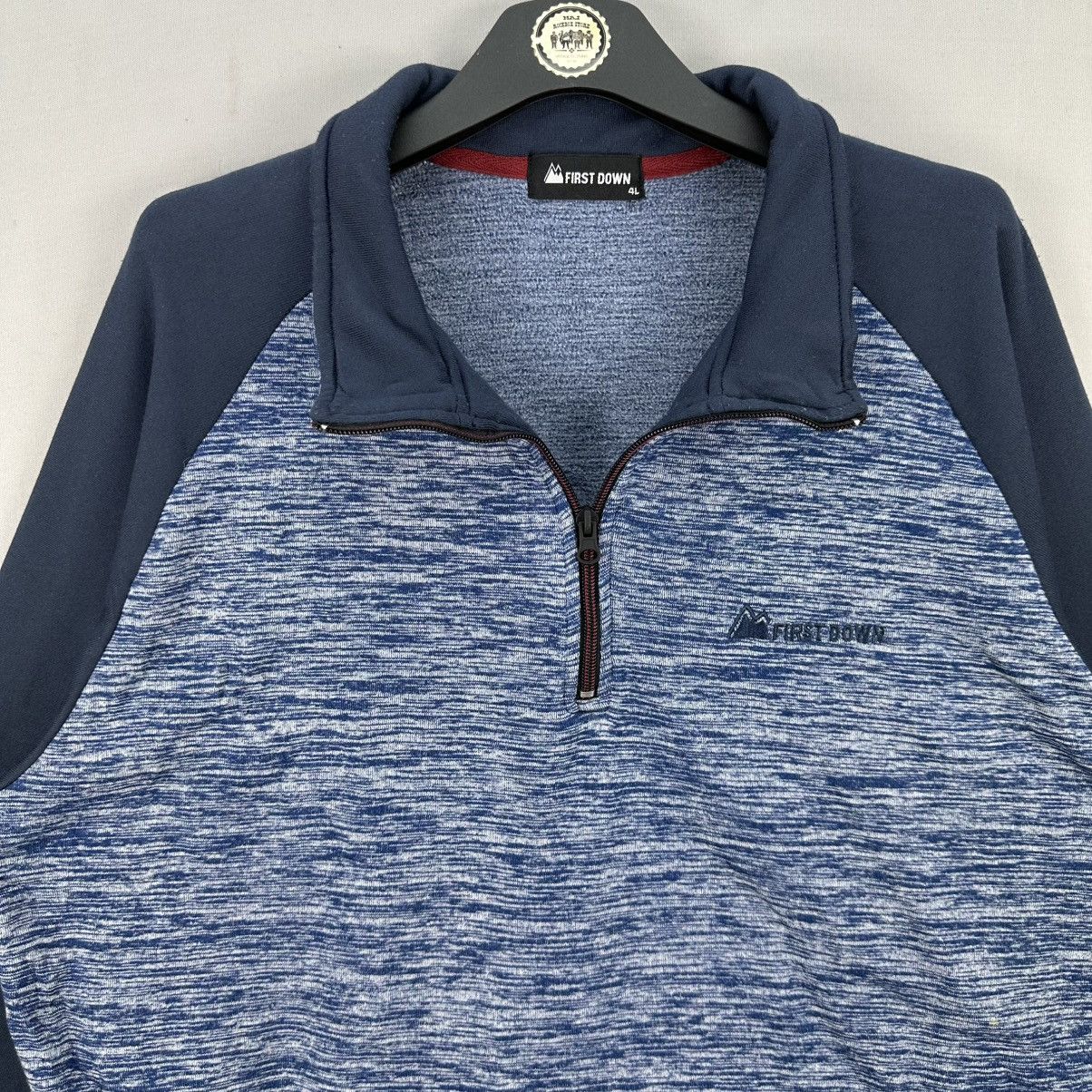 Japanese Brand First Down Men Outdoorwear Big Size Pullover Longsleeve Size US XL / EU 56 / 4 - 7 Thumbnail