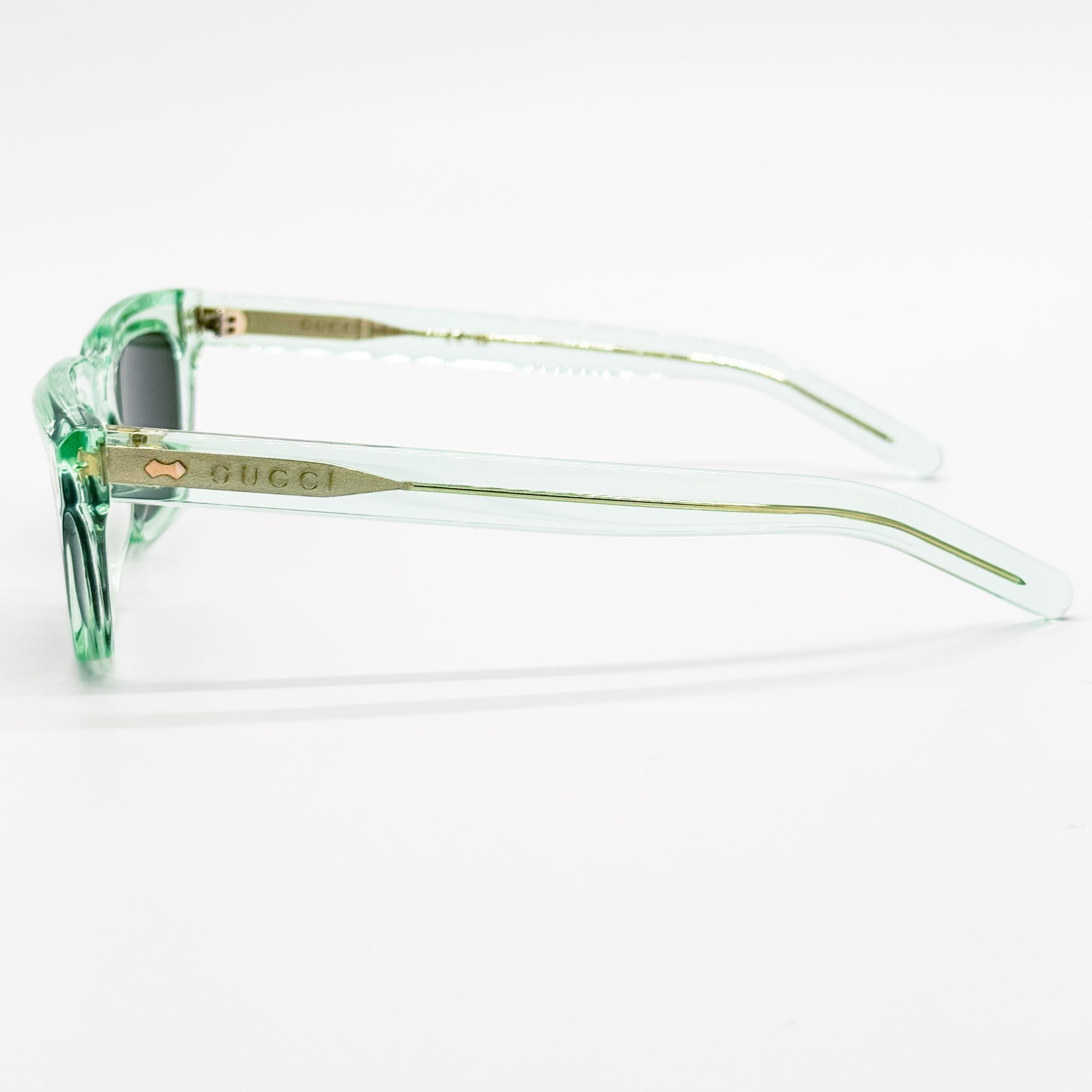 Gucci NEW GG1524S 004 GUCCI UNISEX GREEN SUNGLASSES GUCCI Size ONE SIZE - 7 Thumbnail