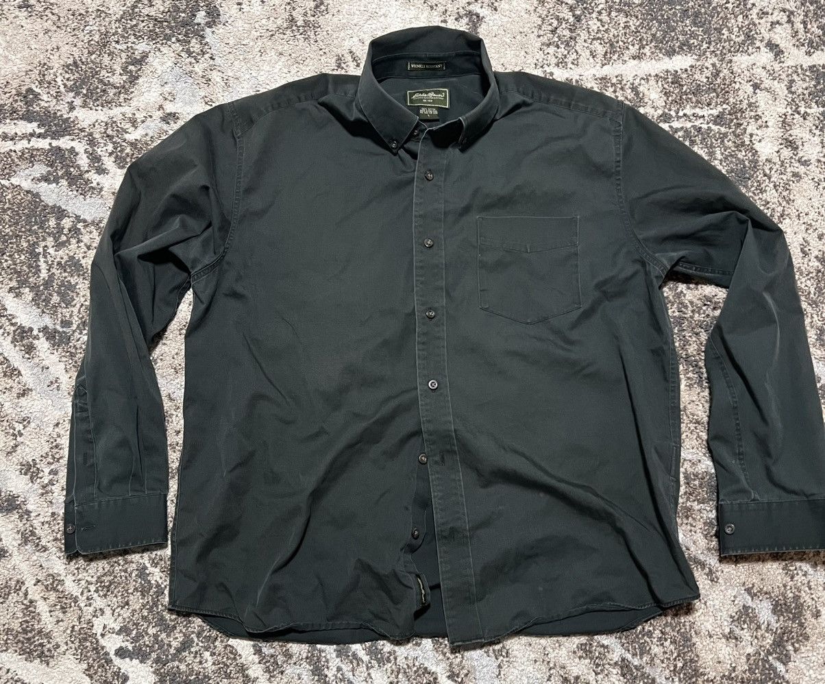 Eddie Bauer Green Eddie Bauer Vintage Button up Size US XL / EU 56 / 4 - 1 Thumbnail