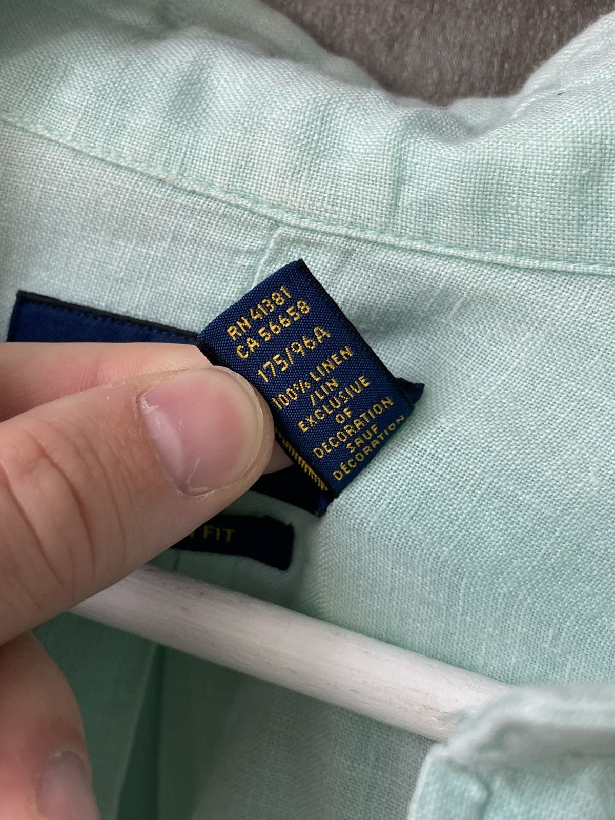 Polo Ralph Lauren Polo Ralph Lauren Linen Shirt (rare colour) Size US M / EU 48-50 / 2 - 7 Thumbnail