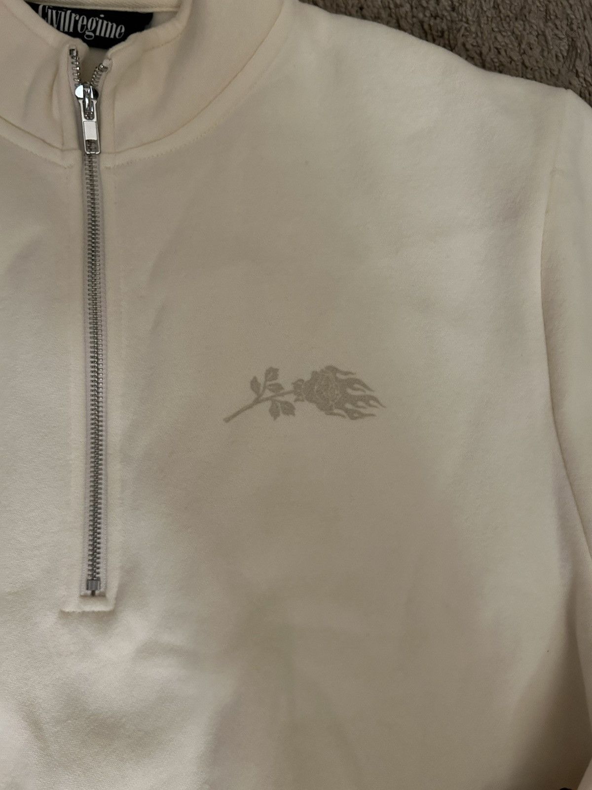 Civil Regime Civil Regime NWT Concrete Quarter Zip Fleece Crème Butter Size US L / EU 52-54 / 3 - 2 Thumbnail