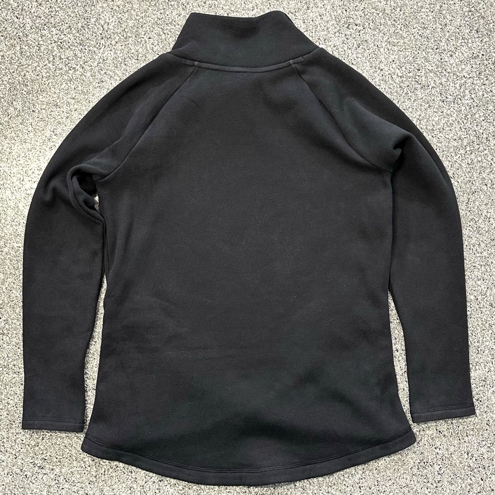 Athleta Athleta Sweatshirt Pullover Womens S Black 1/4 Zip Mock Neck Long Sleeve Cozy Karma Asym Sweatshirt Size S / US 4 / IT 40 - 5 Thumbnail