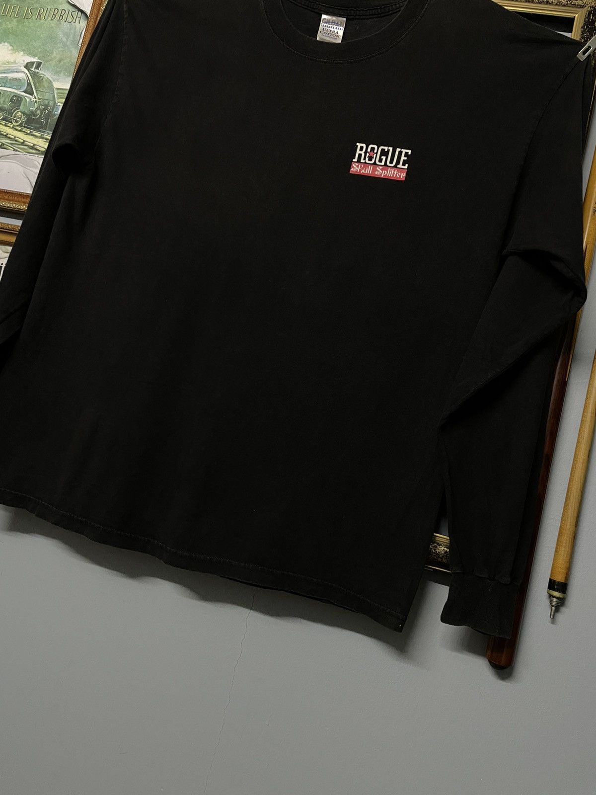 Vintage Vintage 90s Rogue Skull Splitter Crack Head Survive Tshirt Size US L / EU 52-54 / 3 - 9 Thumbnail