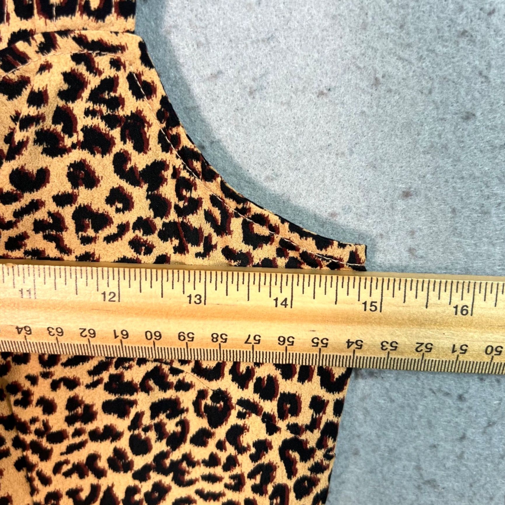 Vintage BP Leopard Print Sleeveless Mini Dress Womens Size S Polyester 100% Size S / US 4 / IT 40 - 5 Thumbnail