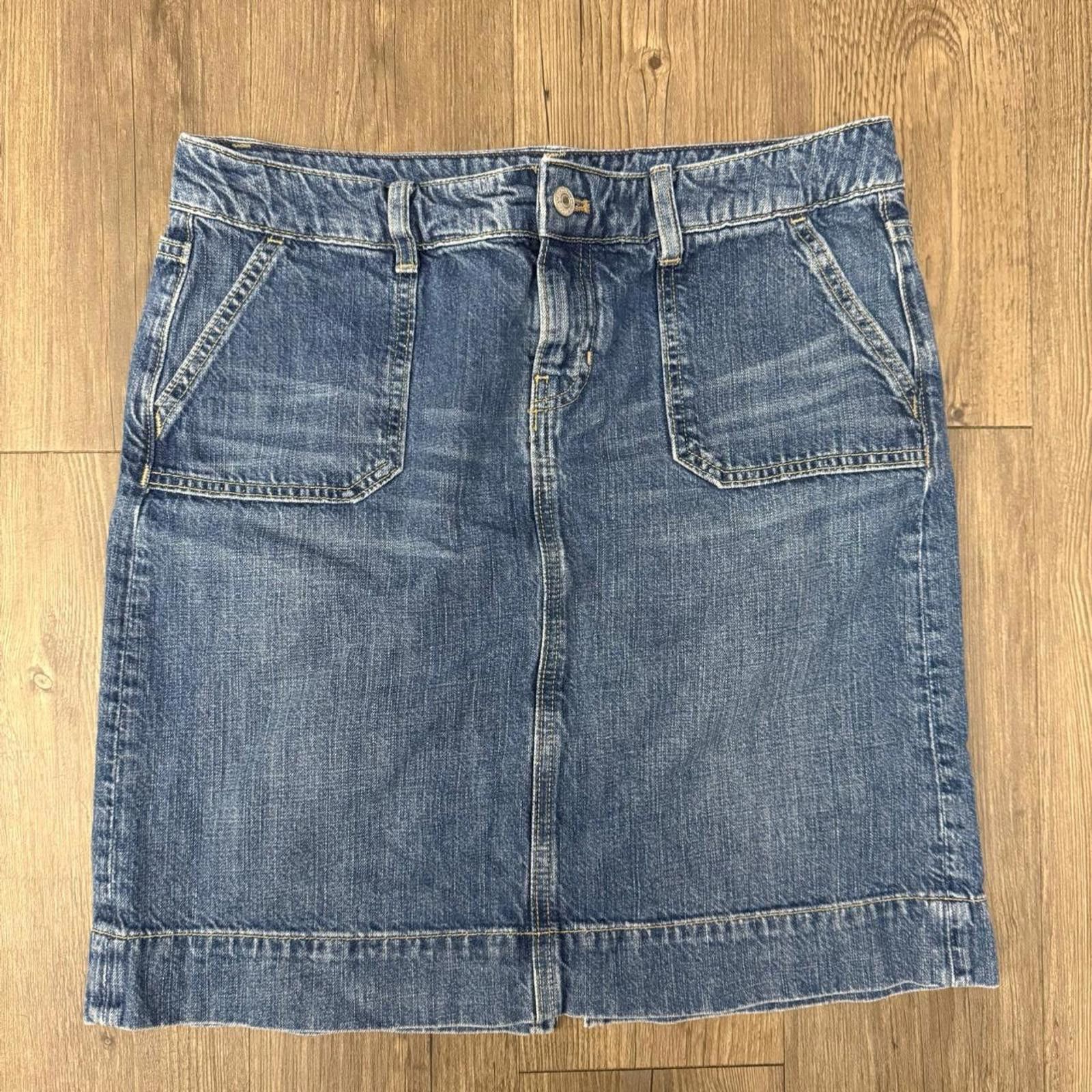 Gap Vintage y2k Indie Boho Gap Denim Skirt Size 8 Size 30" / US 8 / IT 44 - 1 Thumbnail