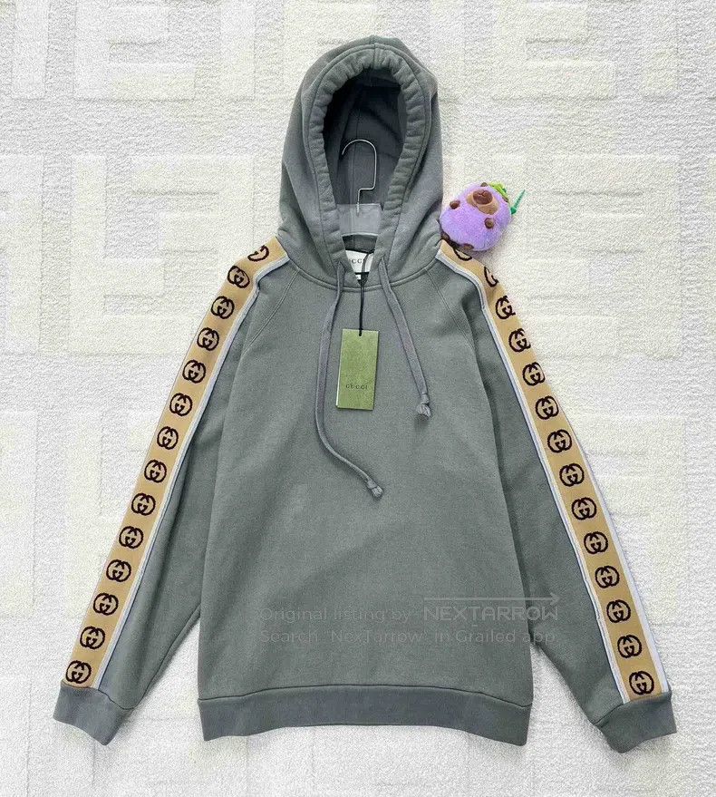 Gucci Gucci Gray string 3m reflective hoodie Size US M / EU 48-50 / 2 - 1 Thumbnail
