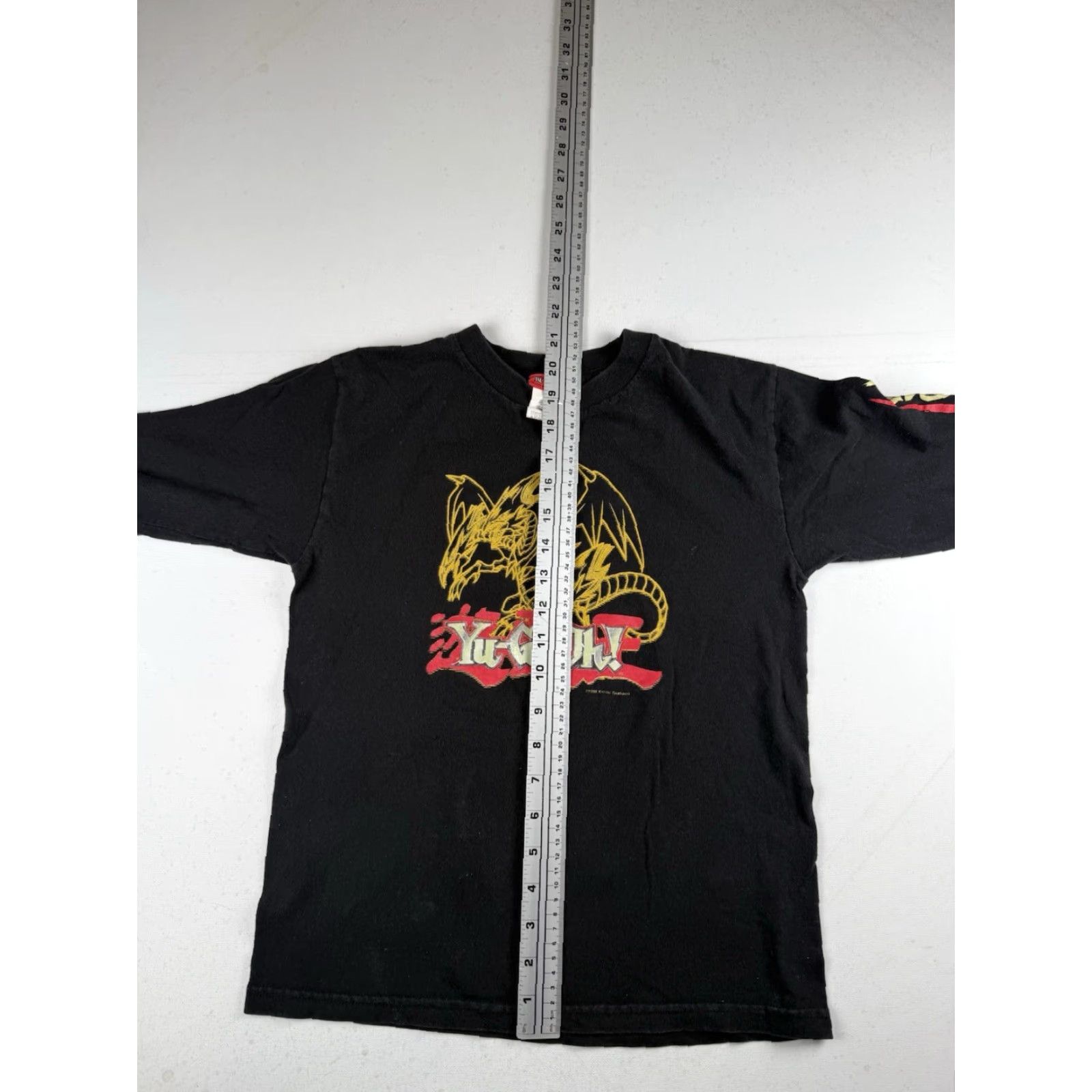 Vintage VINTAGE Yugioh T Shirt Longsleeve Black Cotton 1990s 90s Graphic White? Size US S / EU 44-46 / 1 - 7 Thumbnail