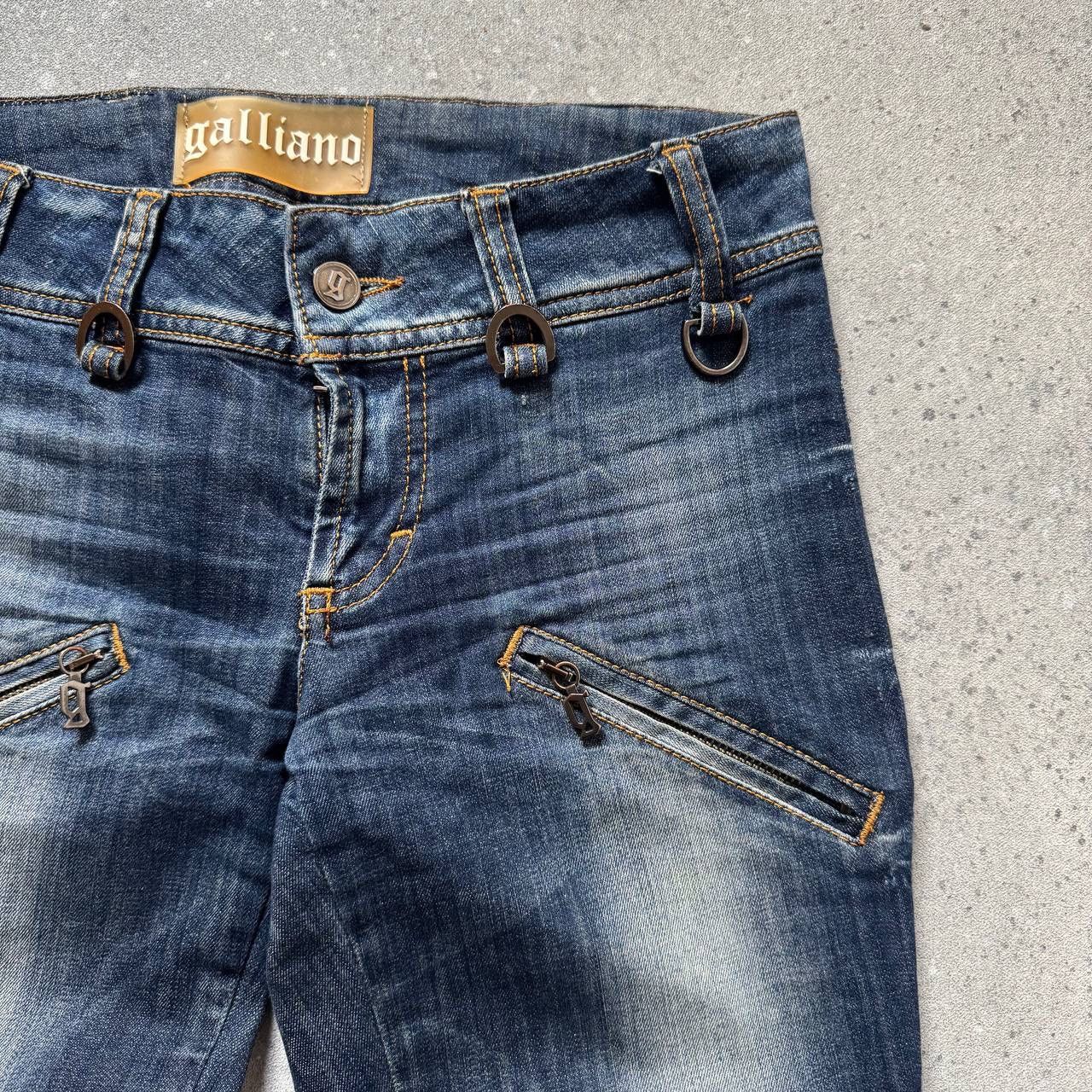 John Galliano John Galliano 2000’s Low Rise Skinny Jeans Size 27" / US 4 / IT 40 - 5 Thumbnail