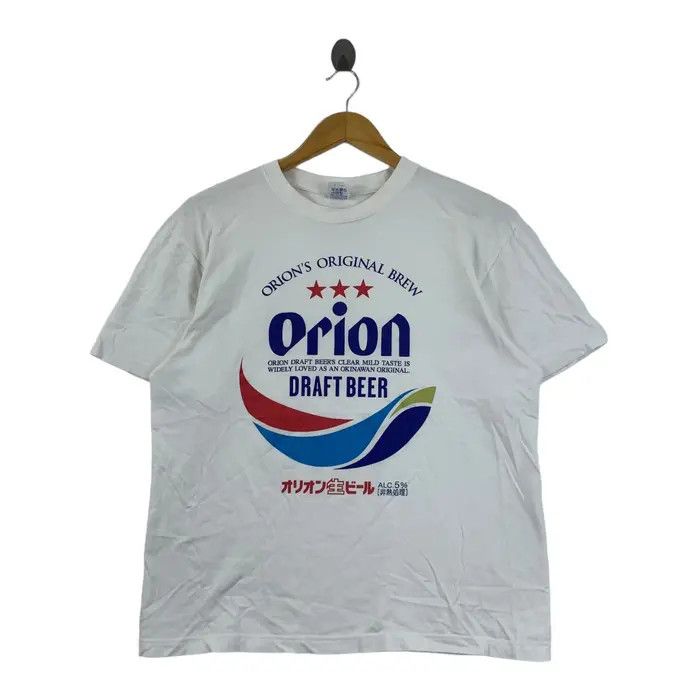 Vintage ORION DRAFT BEER Original Taste Okinawa Brew Tee Shirt Size US L / EU 52-54 / 3 - 1 Thumbnail