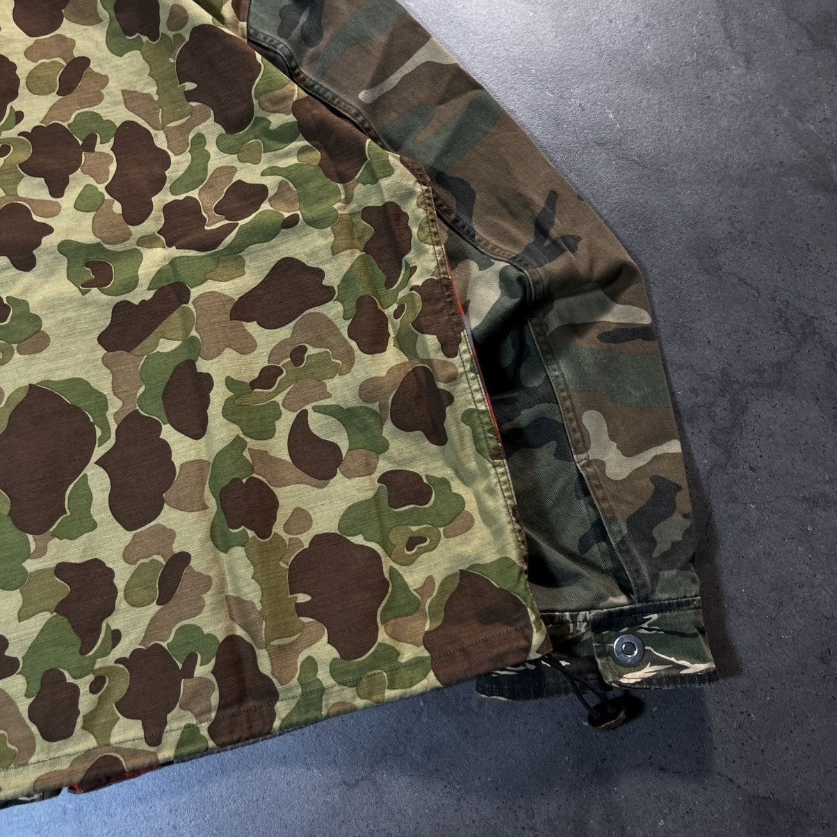 Palm Angels Palm Angels Patchwork Mixed Prints Camo Khaki Jacket Hype Size US L / EU 52-54 / 3 - 13 Thumbnail