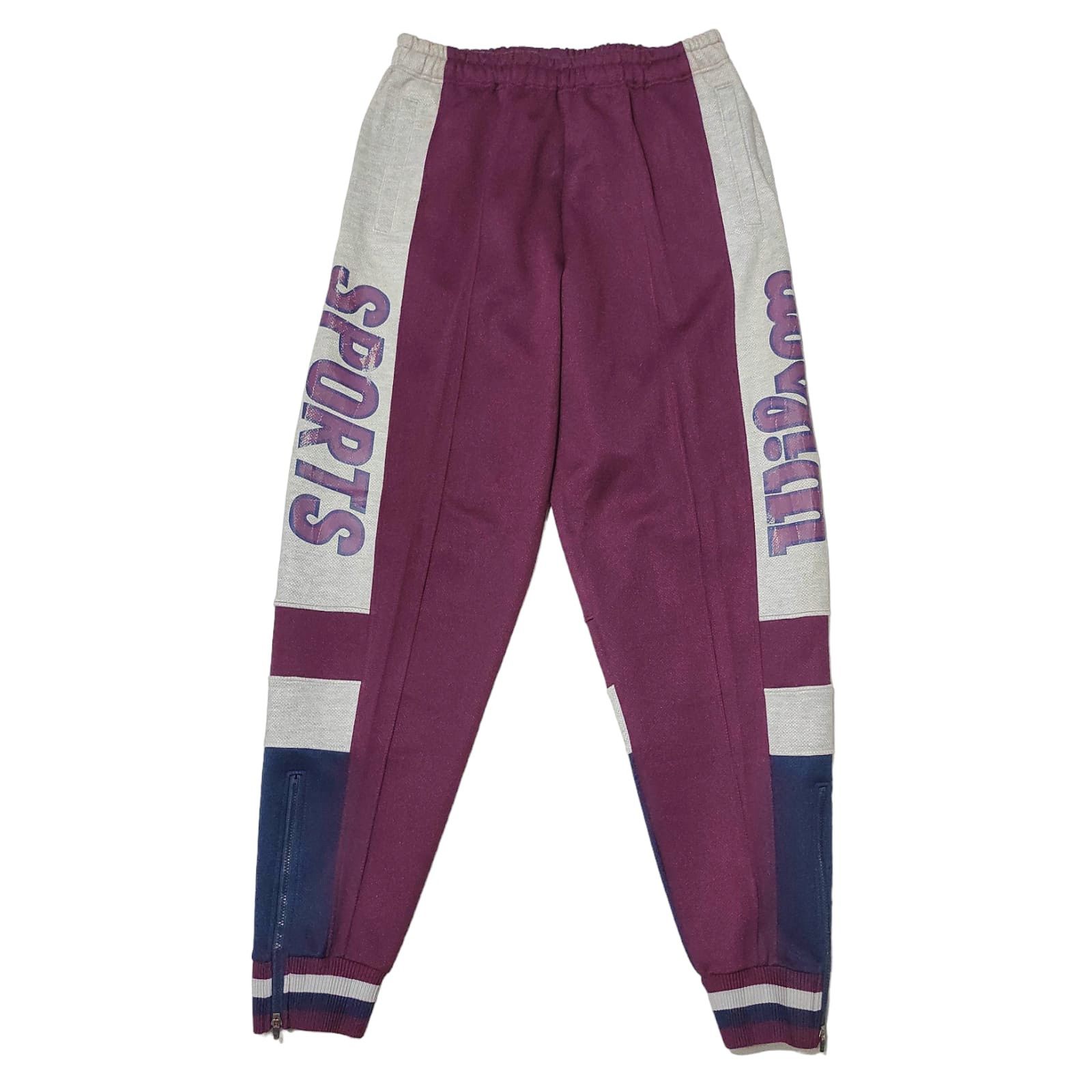 image of Vintage Wilson Big Logo Track Pant in Purple, Men's (Size 30)