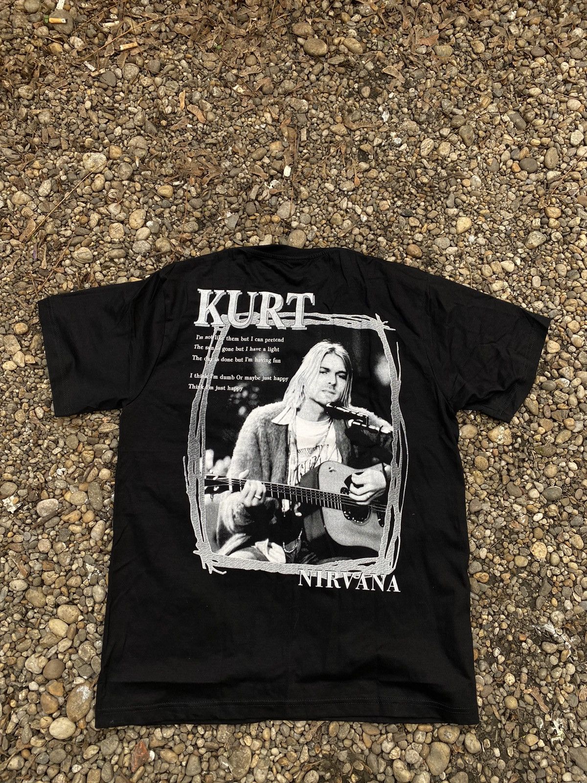 Band Tees × Vintage Vintage Kurt Cobain Nirvana Backprint T-Shirt Size US L / EU 52-54 / 3 - 6 Thumbnail
