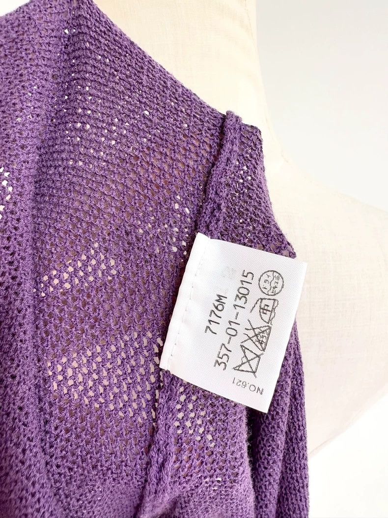 Vivienne Westwood Vivienne Westwood Purple knitted Saturn cardigan Size M / US 6-8 / IT 42-44 - 7 Thumbnail
