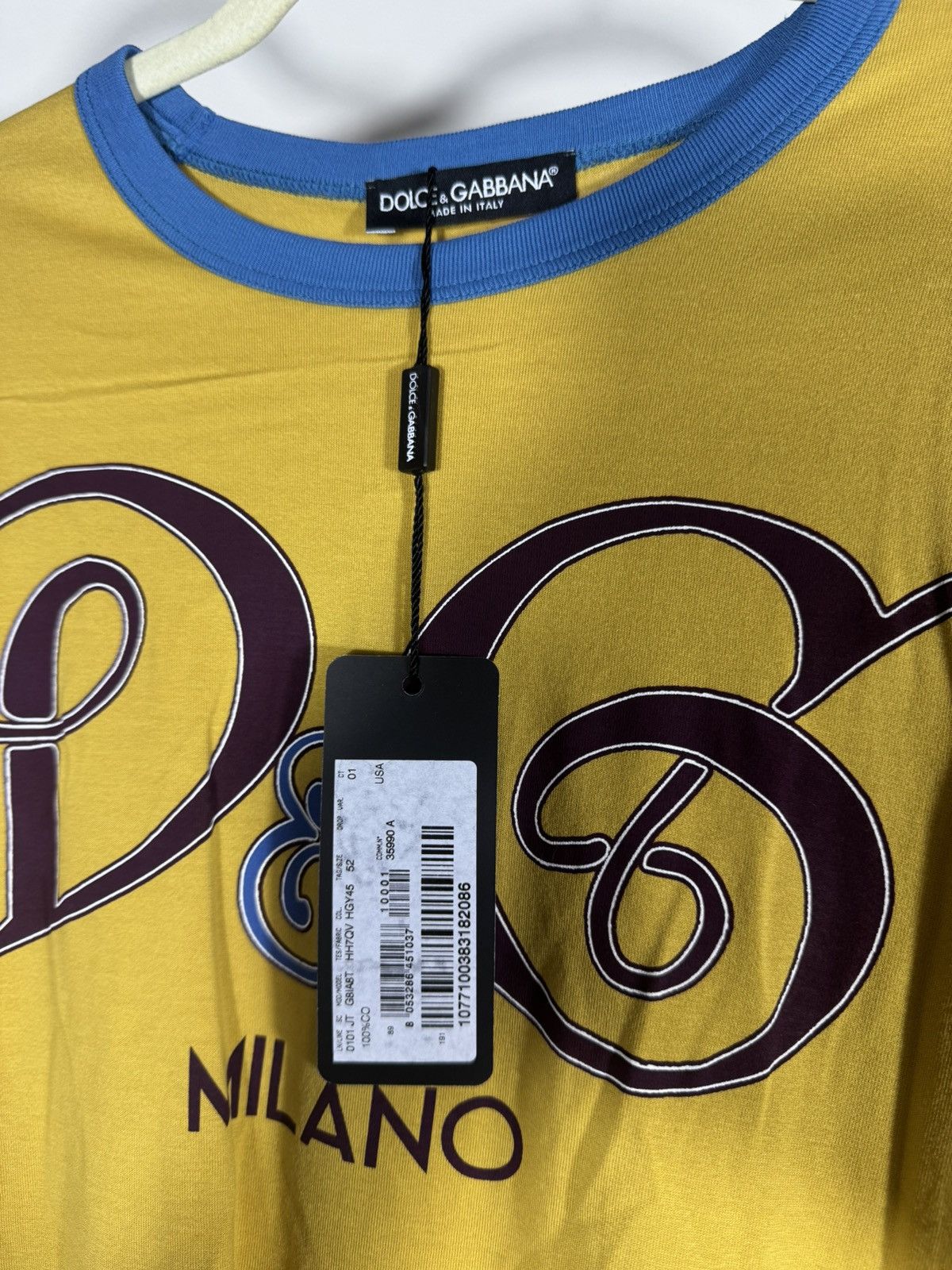 Dolce & Gabbana Dolce Gabbana Milano T-Shirt Size US L / EU 52-54 / 3 - 3 Thumbnail