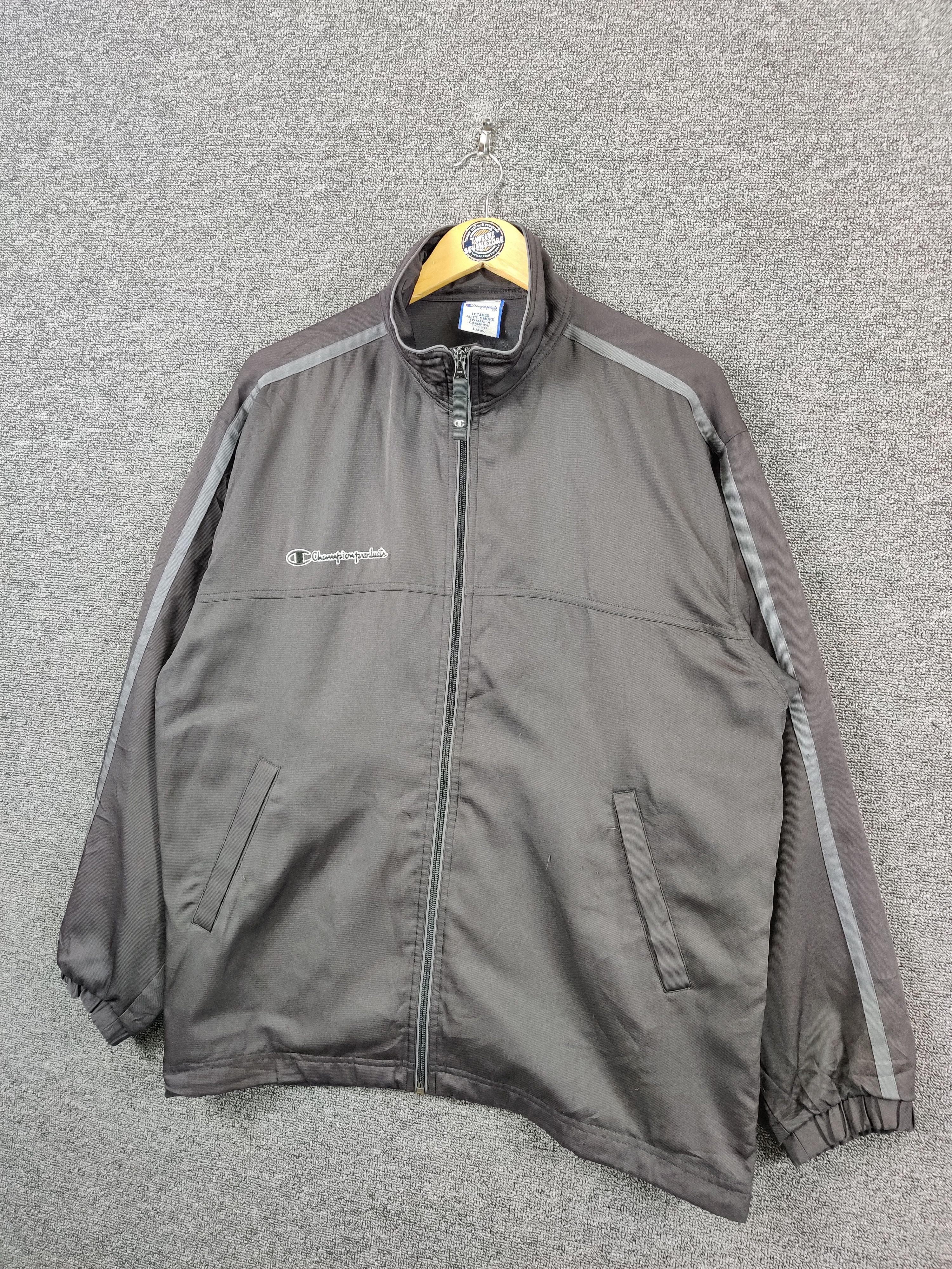 Champion × Vintage Japanese Brand Champion Windbreaker Zipper Jacket Size US L / EU 52-54 / 3 - 2 Thumbnail