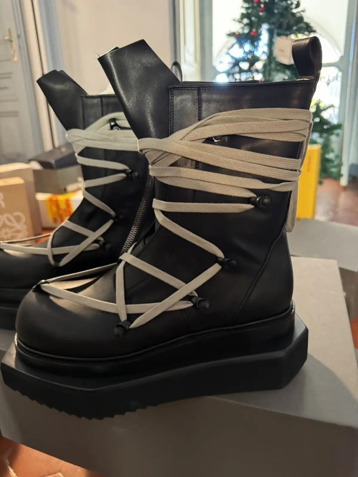 Rick Owens Rick Owens Megalace Boots Size US 8 / EU 41 - 2 Thumbnail