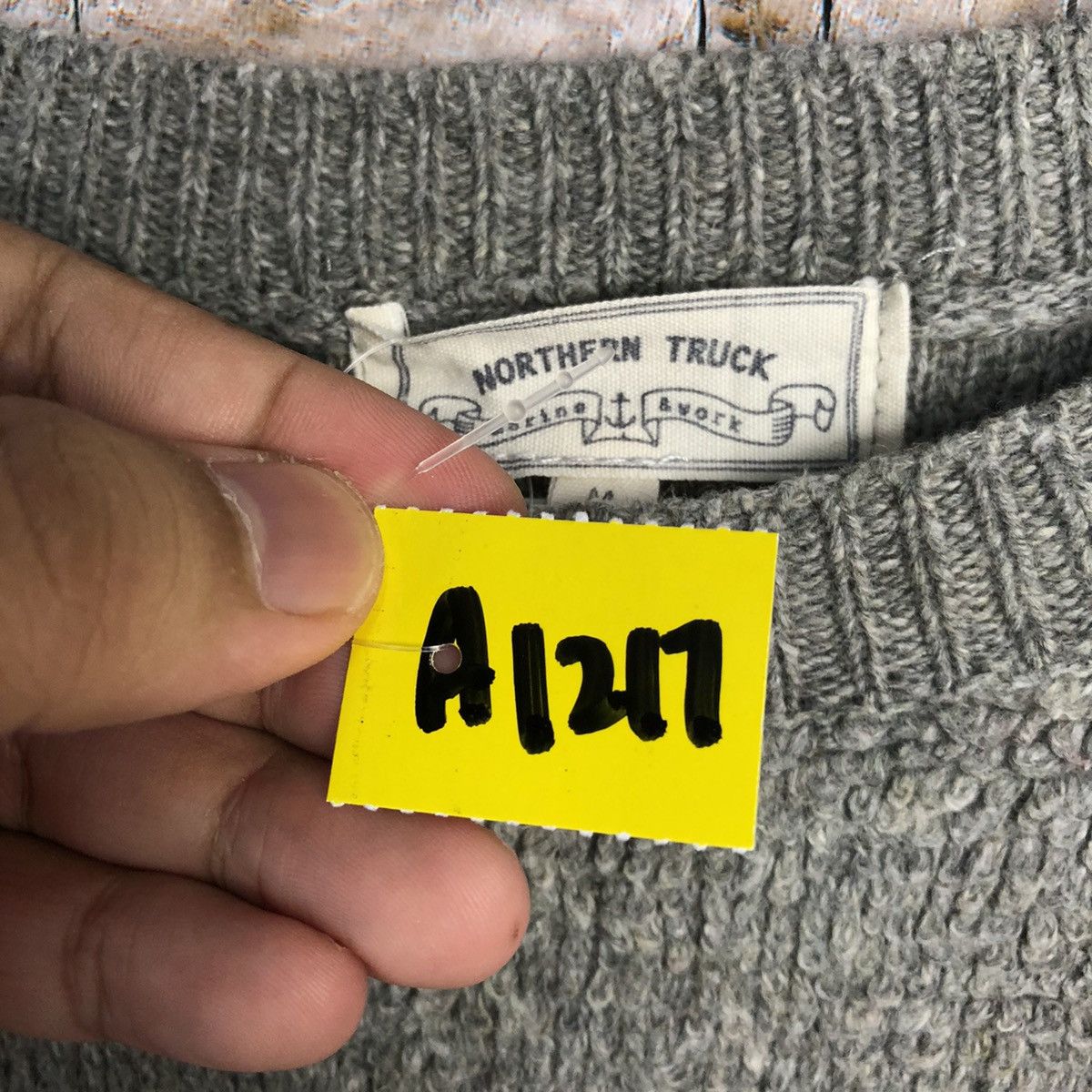 Vintage Nothen Truck Red Knitwear #A1217 Size M / US 6-8 / IT 42-44 - 11 Thumbnail