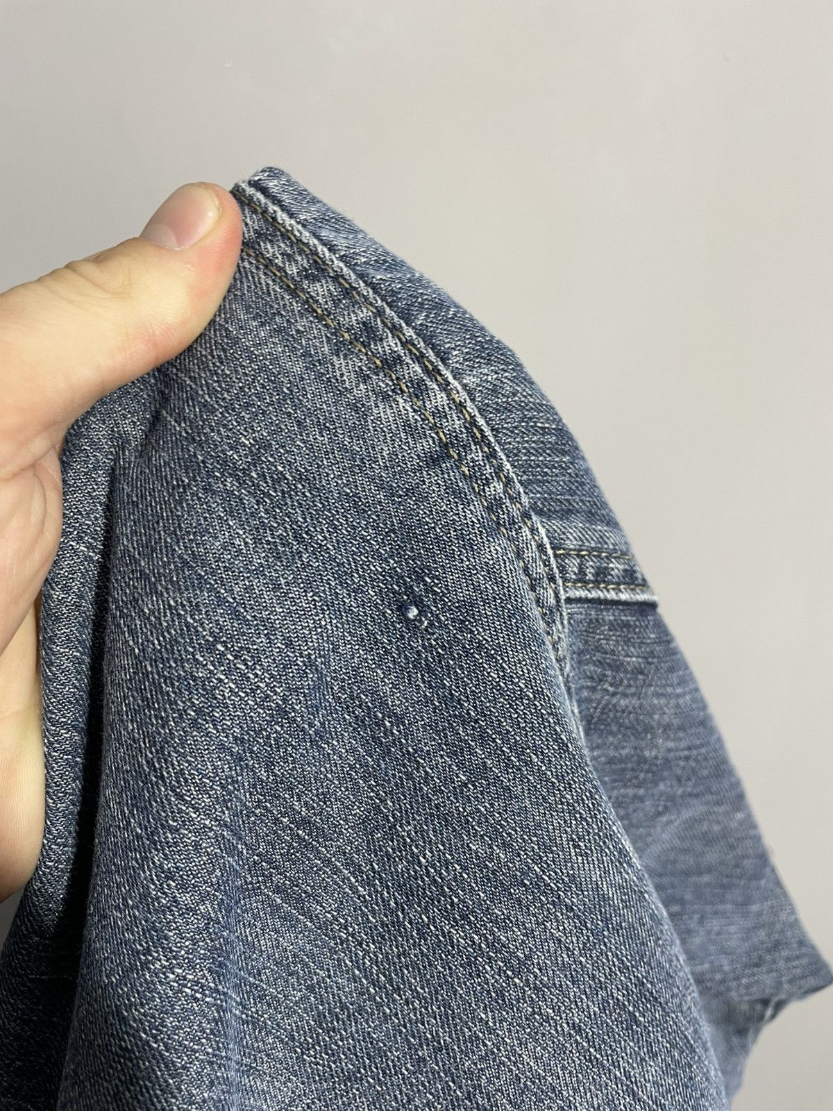 Levi's × Vintage Vintage Levi’s Made In USA jeans jacket with leather details Size US L / EU 52-54 / 3 - 14 Thumbnail