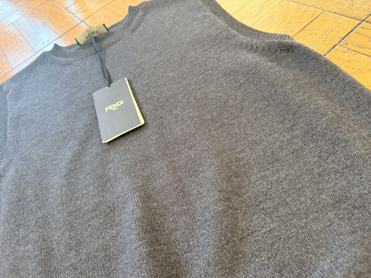Fendi Fendi gray wool vest Size US S / EU 44-46 / 1 - 6 Thumbnail