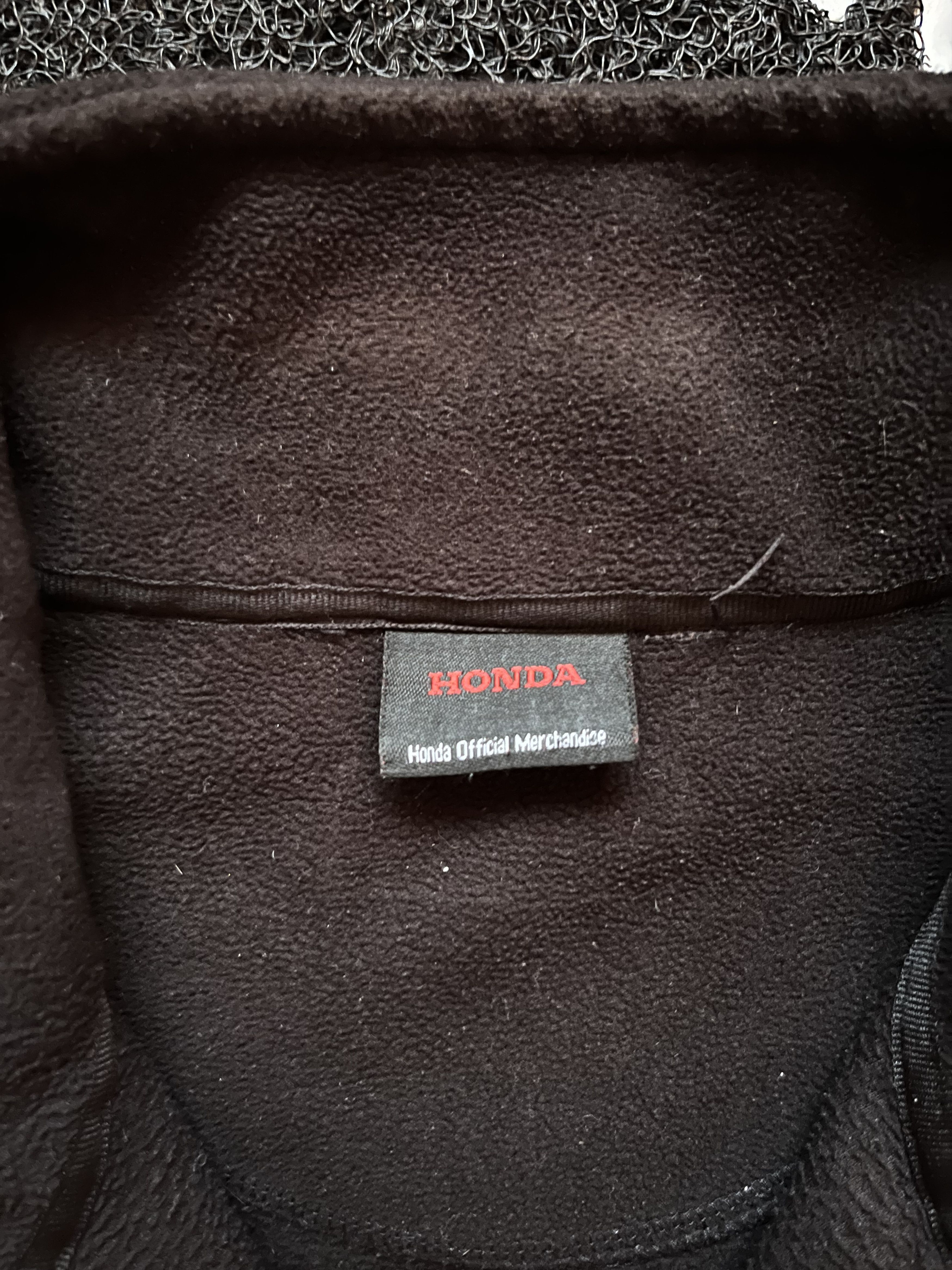 Honda Vintage Honda Racing Big Logo Black Zip Fleece Jacket Size US L / EU 52-54 / 3 - 4 Thumbnail
