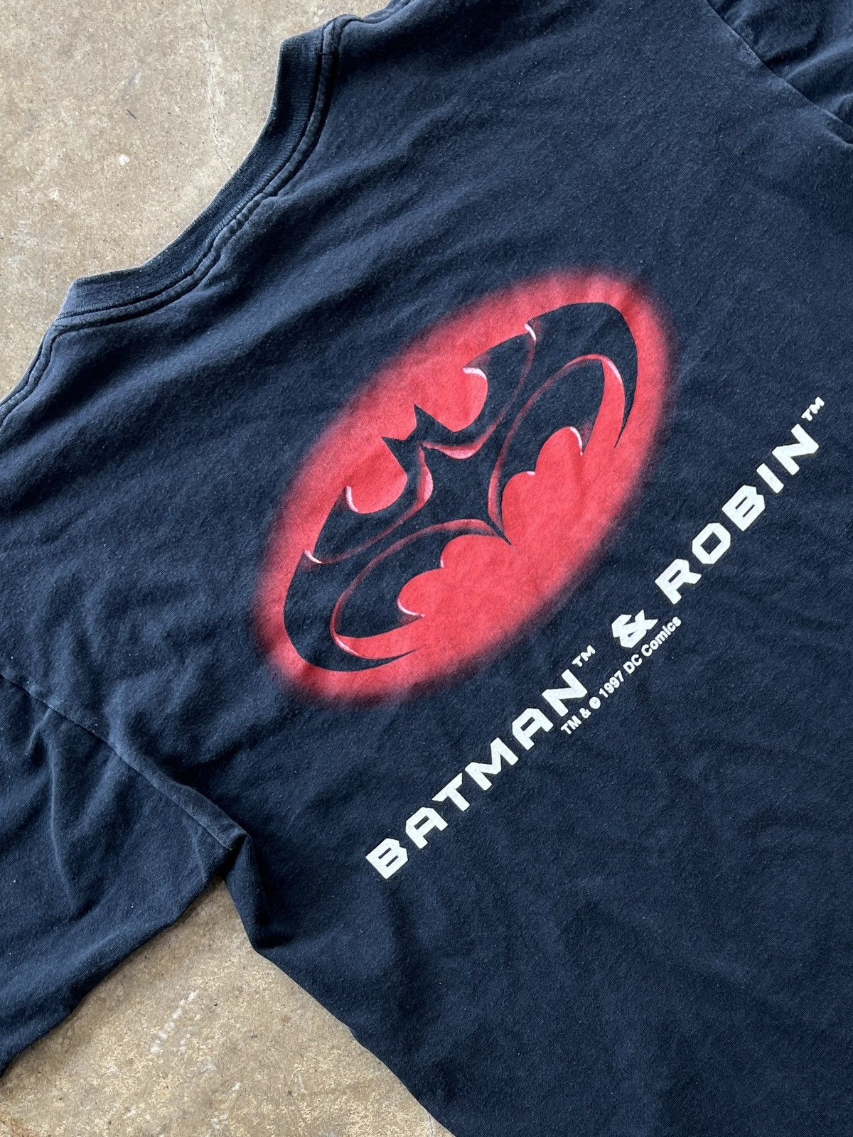 DC Comics Vintage 90s 1997 Batman Robin Taco Bell Pepsi Tee Large Size US L / EU 52-54 / 3 - 4 Thumbnail