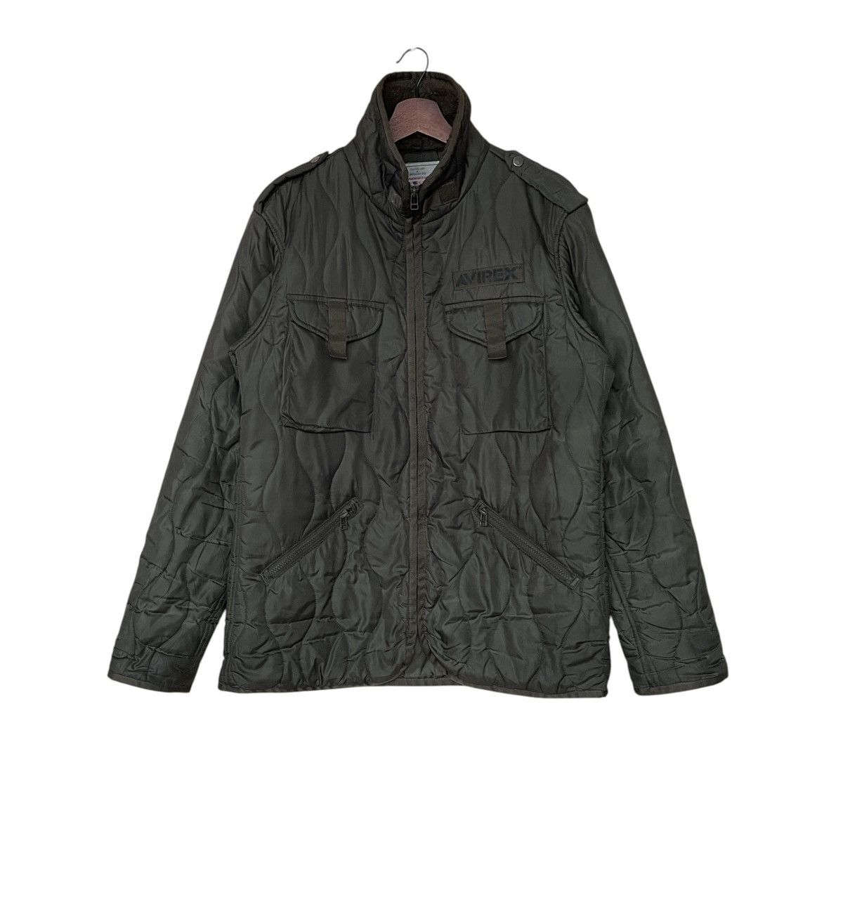 Avirex Vintage Brand Avirex Puffer Jacket 1990s Size US L / EU 52-54 / 3 - 1 Thumbnail