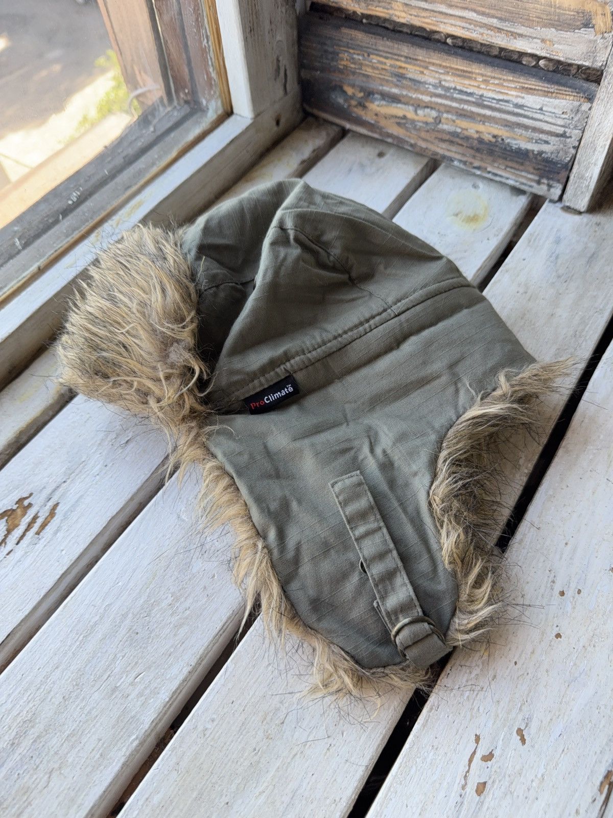 Vintage Y2K Vintage Fuzzy Hat Mohair knit Ushanka Trapper hat retro Size ONE SIZE - 4 Thumbnail