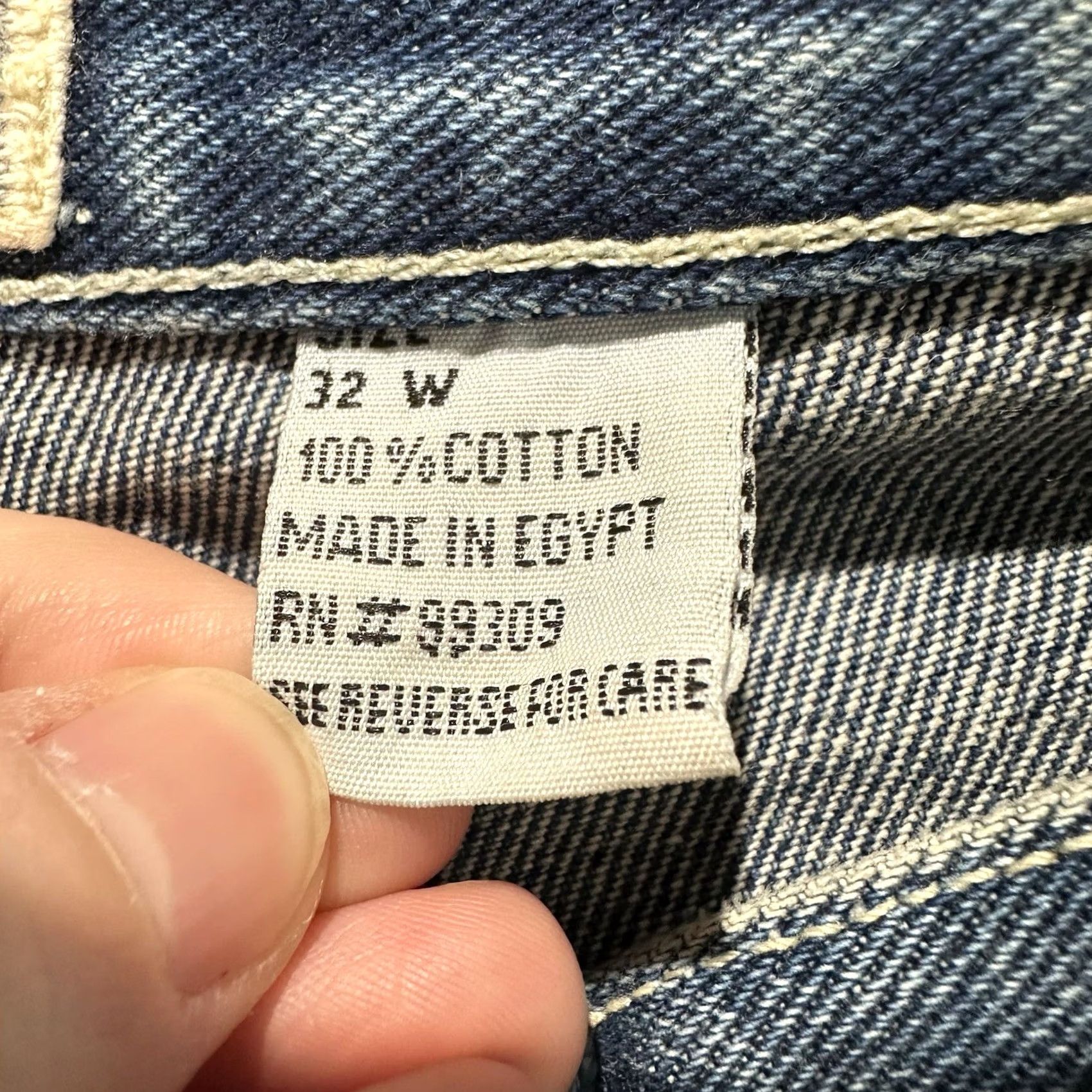 Vintage VINTAGE B.U.M. Equipment Shorts 32 Blue Denim Cutoff Jorts Relaxed 90s Mens Size US 32 / EU 48 - 5 Thumbnail