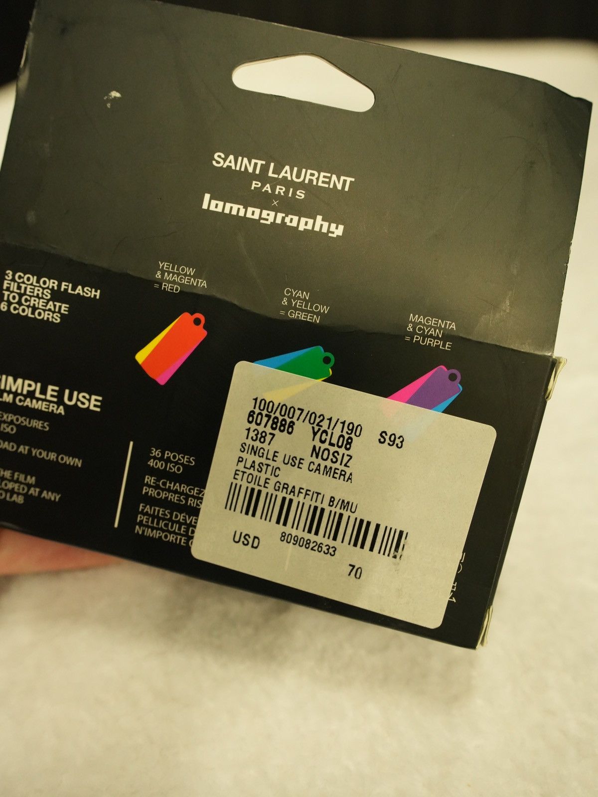 Saint Laurent Paris Saint Laurent Paris x Lomography 35mm Film Camera Size ONE SIZE - 8 Thumbnail