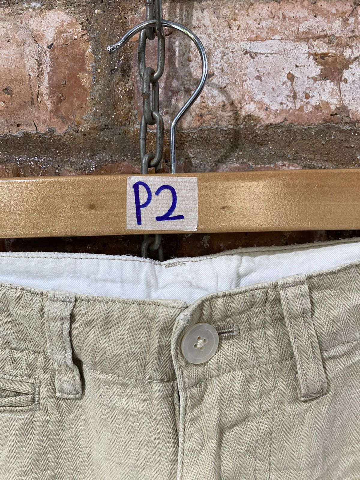 Comme des Garcons × Comme des Garcons Homme × Comme des Garcons Homme Plus 2000s CDG Homme Herringbone pants Size US 30 / EU 46 - 9 Thumbnail