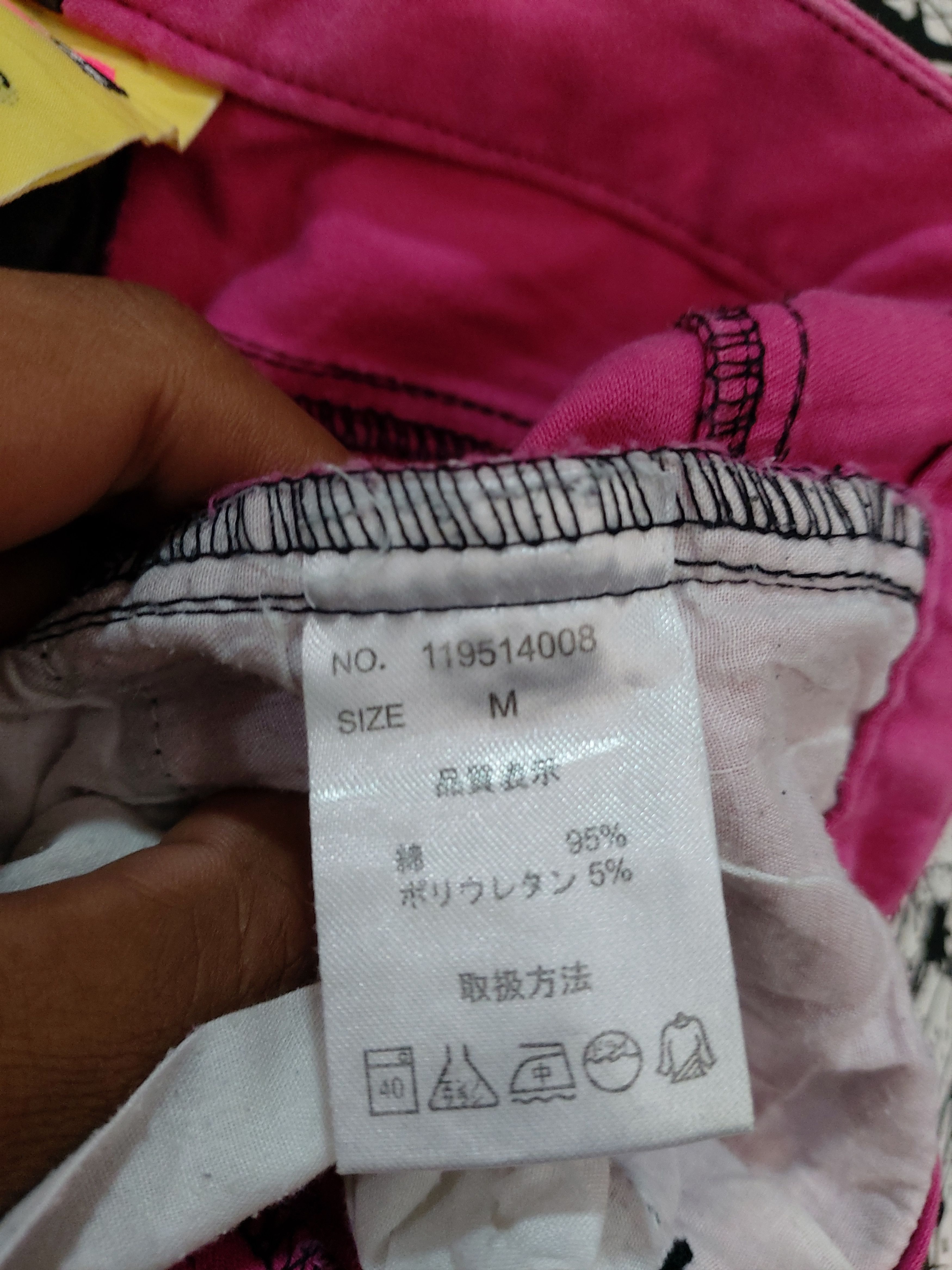 Seditionaries VINTAGE SUPER LOVERS ROCK BLACK PINK JEANS Size 26" / US 2 / IT 38 - 11 Thumbnail