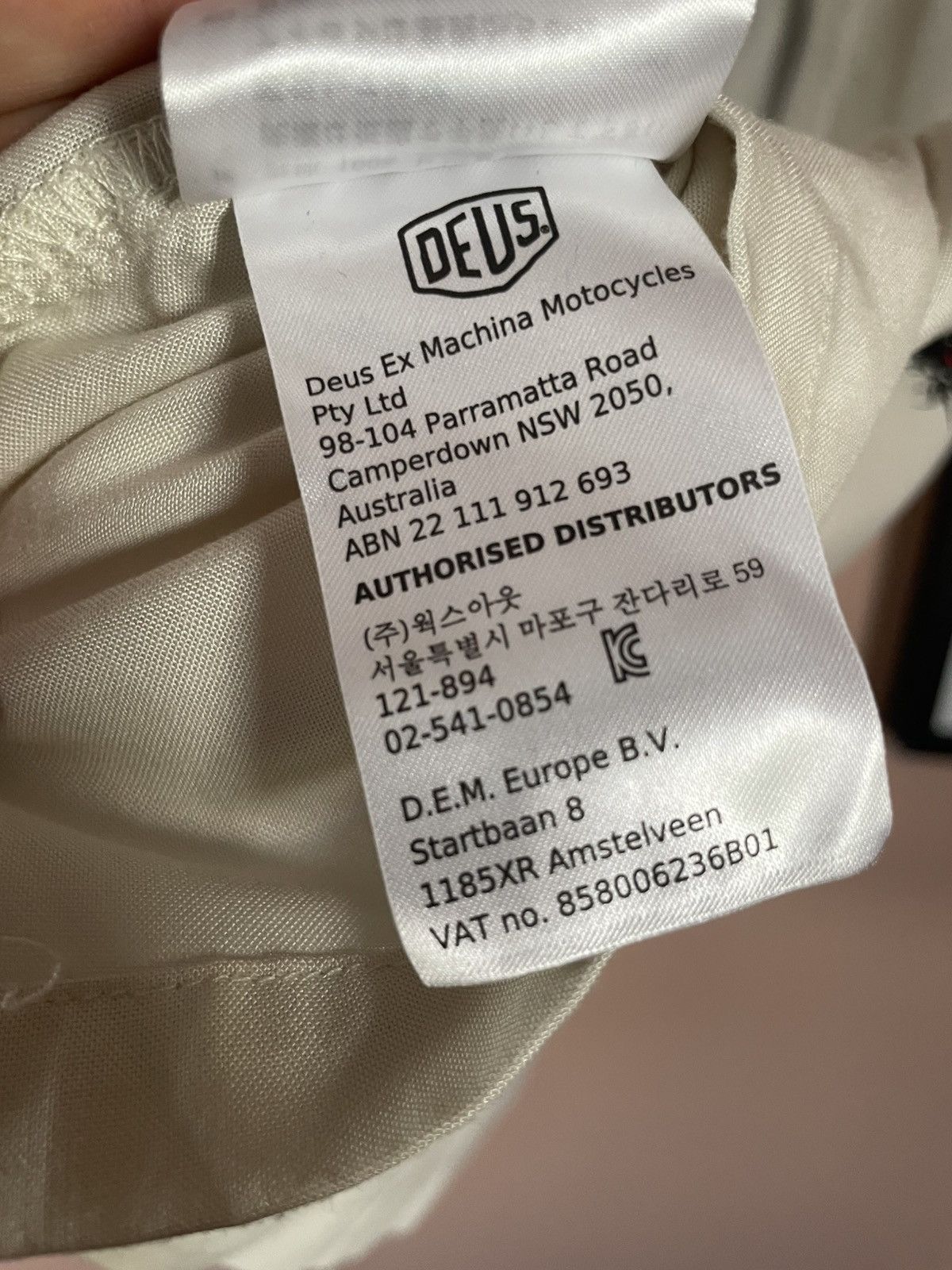 Deus Customs X McNeil camp lapel shirt