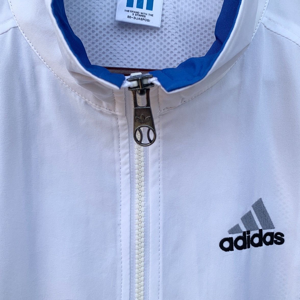 Vintage Vintage 90s Adidas zipper Windbreaker Jacket Size US S / EU 44-46 / 1 - 7 Thumbnail