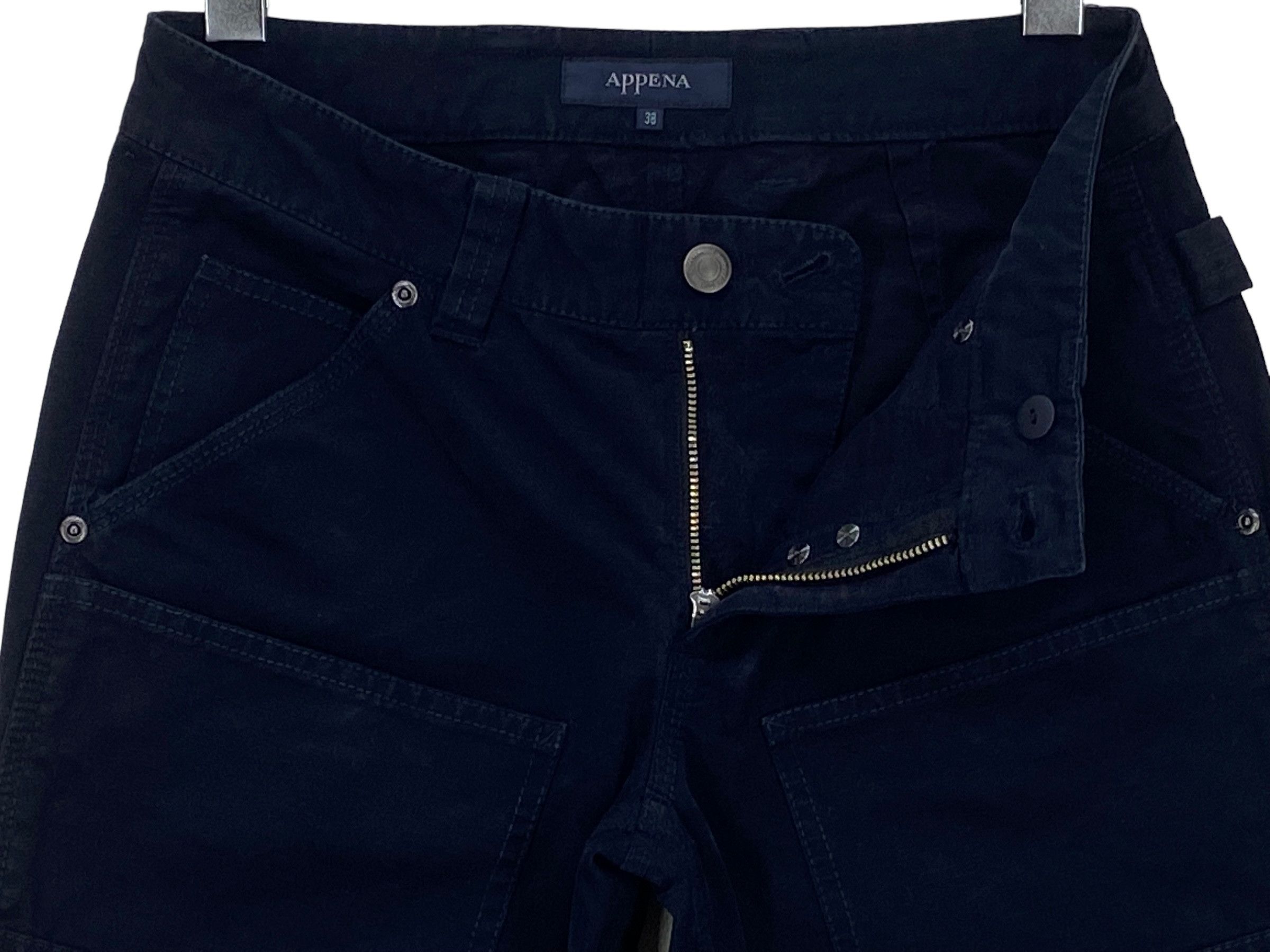 Japanese Brand Appena Jeans Knee Patch Jeans Hip Hop Skateboard Pants Size US 37 - 7 Thumbnail