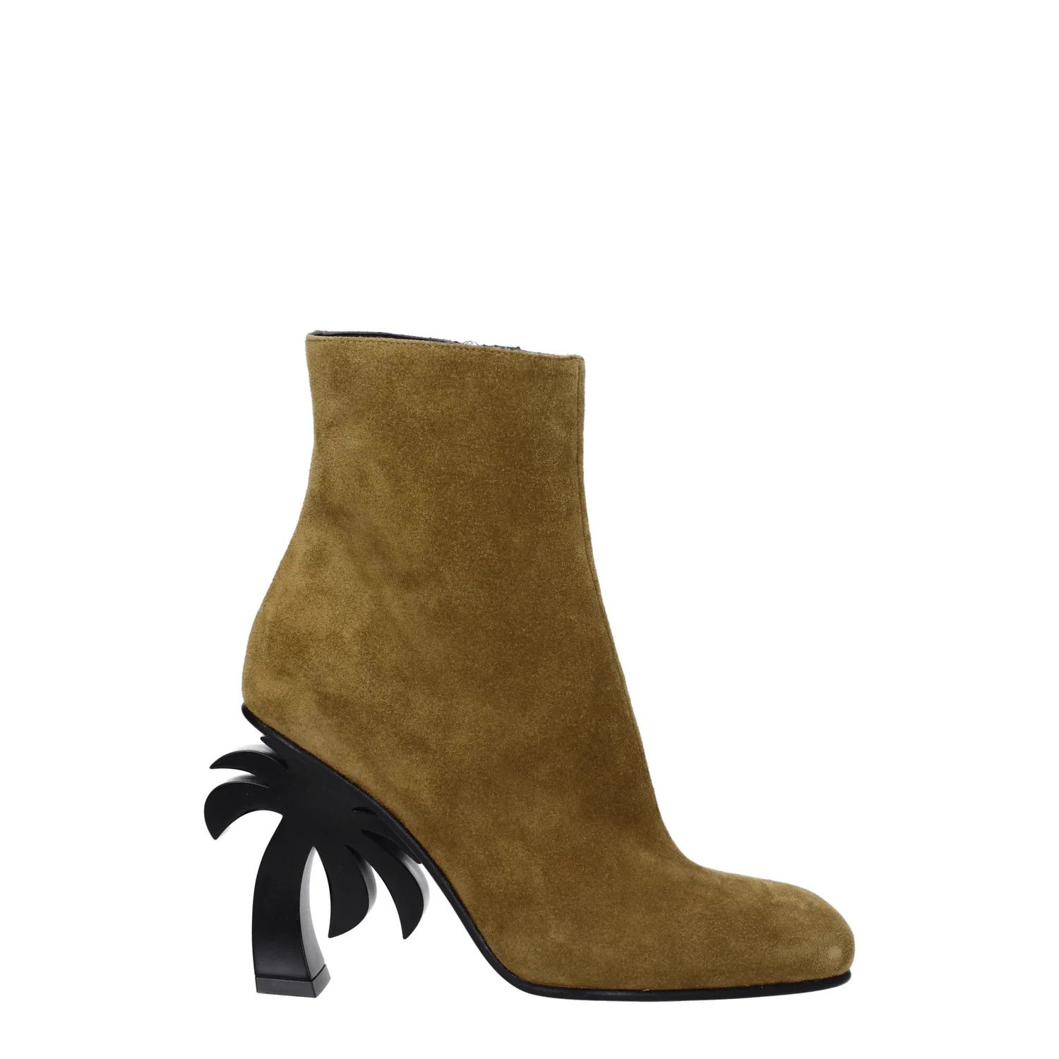 ob1o1e1124 Suede Ankle Boots in Brown