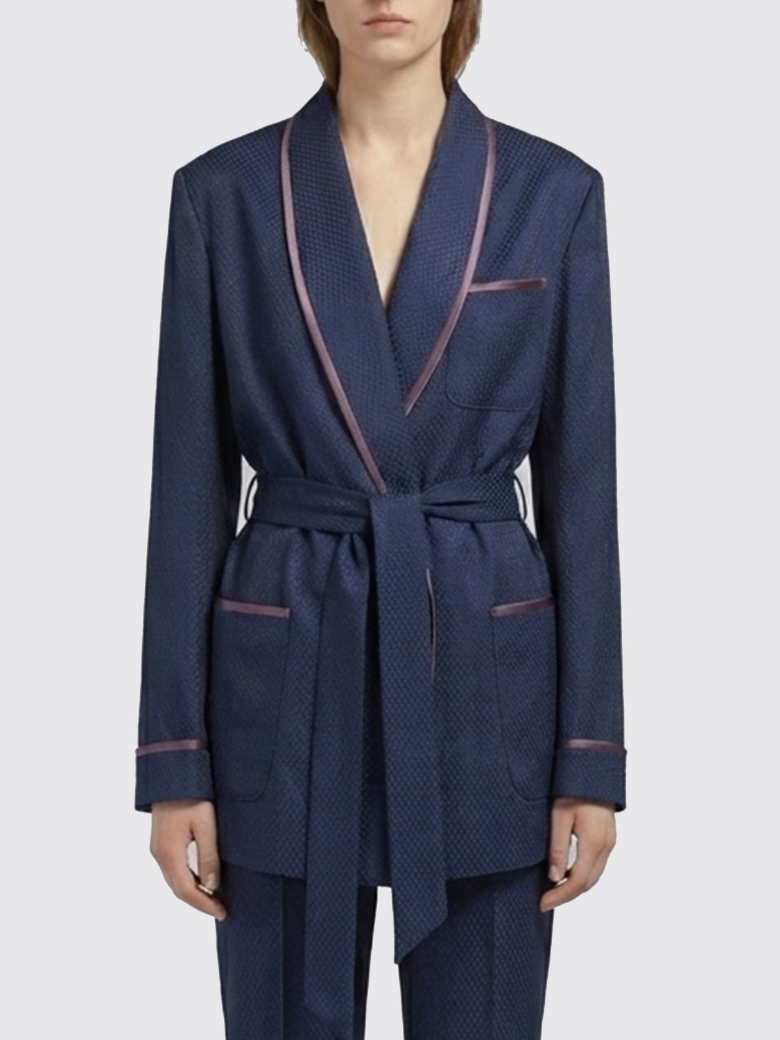 Maison Margiela Maison Margiela Jacket Woman Blue Size M / US 6-8 / IT 42-44 - 1 Thumbnail