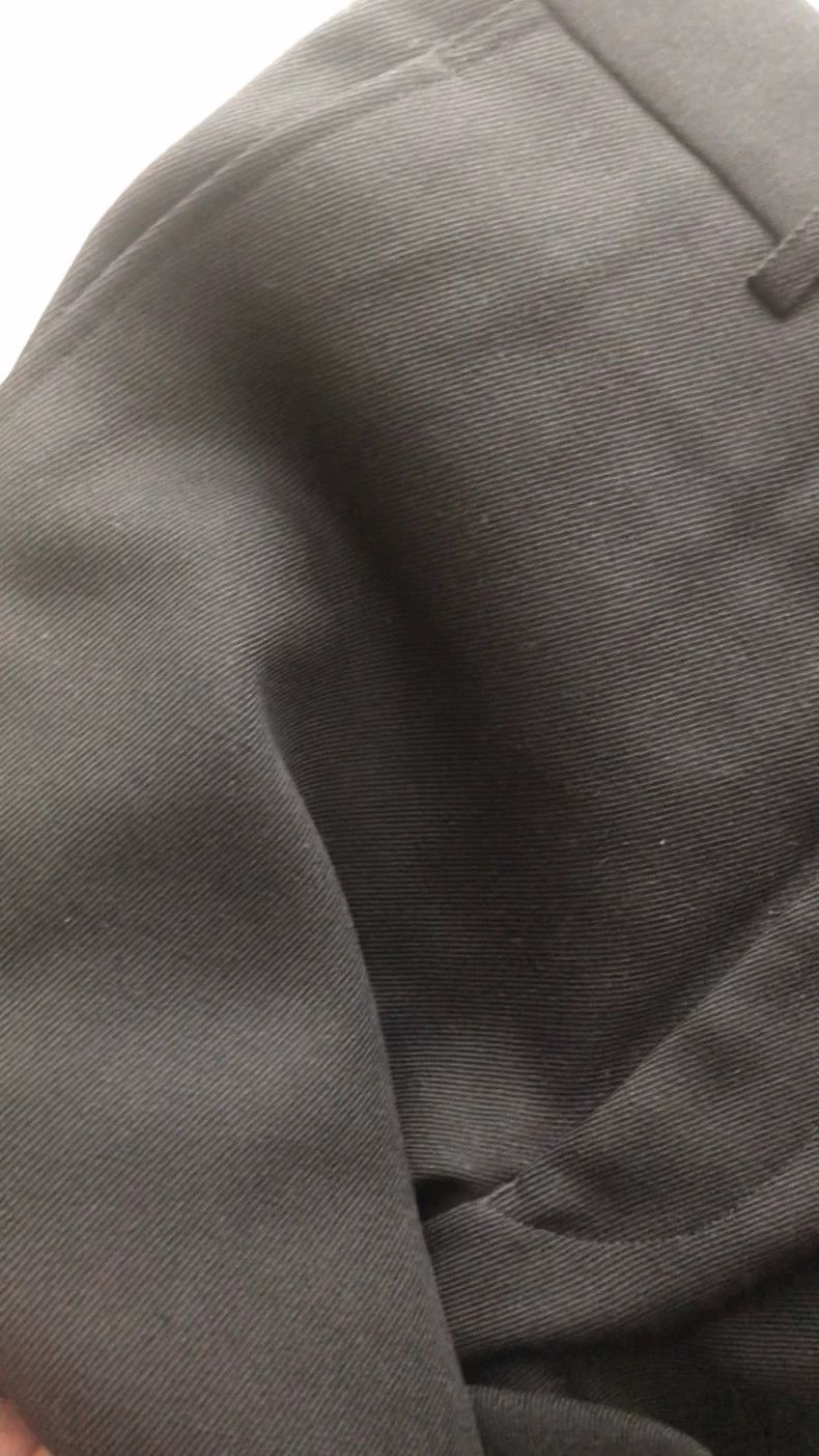Comme des Garcons Comme Des Garcons SBlack straight wool pants 2502-Nextarrow Size US 27 - 1 Thumbnail
