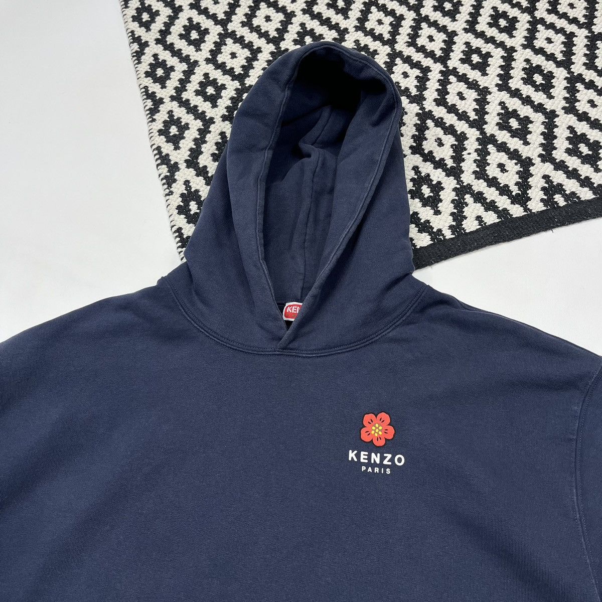 Kenzo Kenzo Paris Boke Flower Nigo Era Oversized Hoodie Logo Blue Size US M / EU 48-50 / 2 - 5 Thumbnail