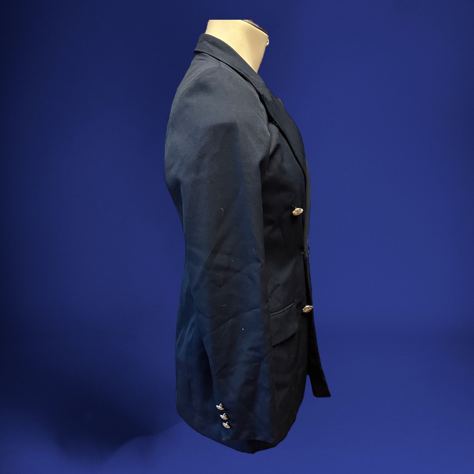 Other 100% Wool Hugo Buscatti Size 8 Double Breasted Blazer R-04 Size M / US 6-8 / IT 42-44 - 9 Thumbnail